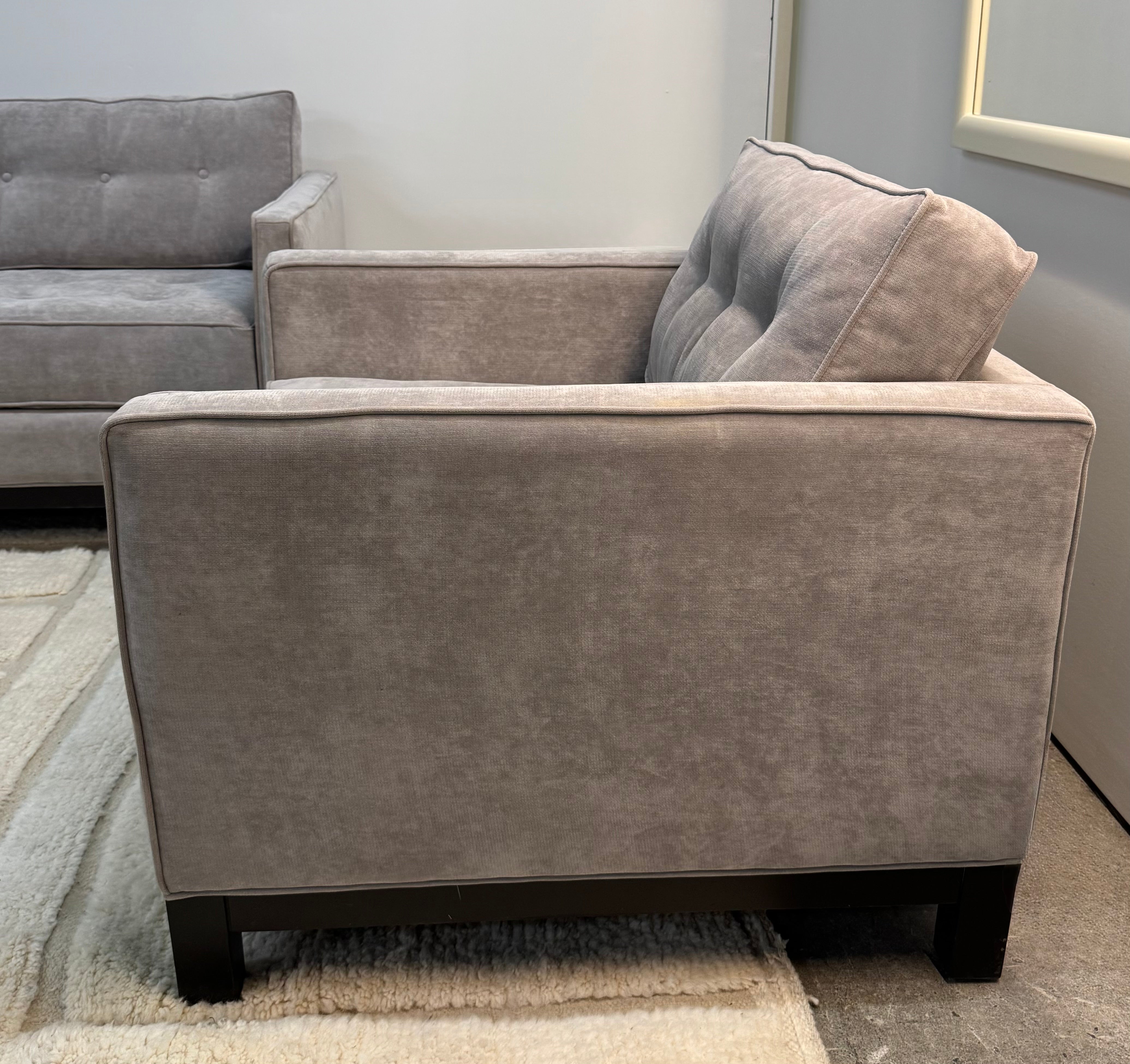 Modern Gray Tufted Chair