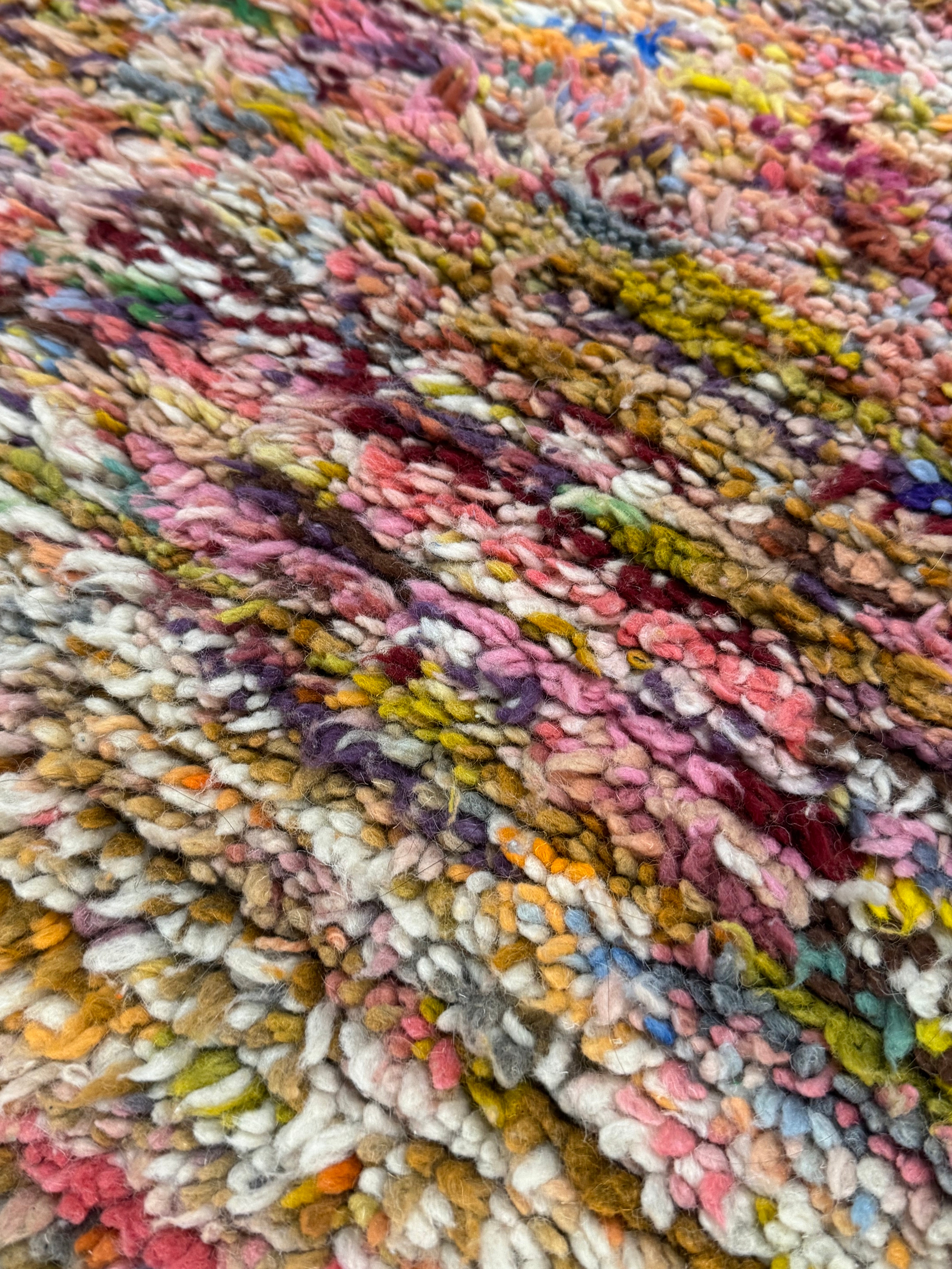 Morrocan Beni Ourain Multi-colour 32" x 51" Rug