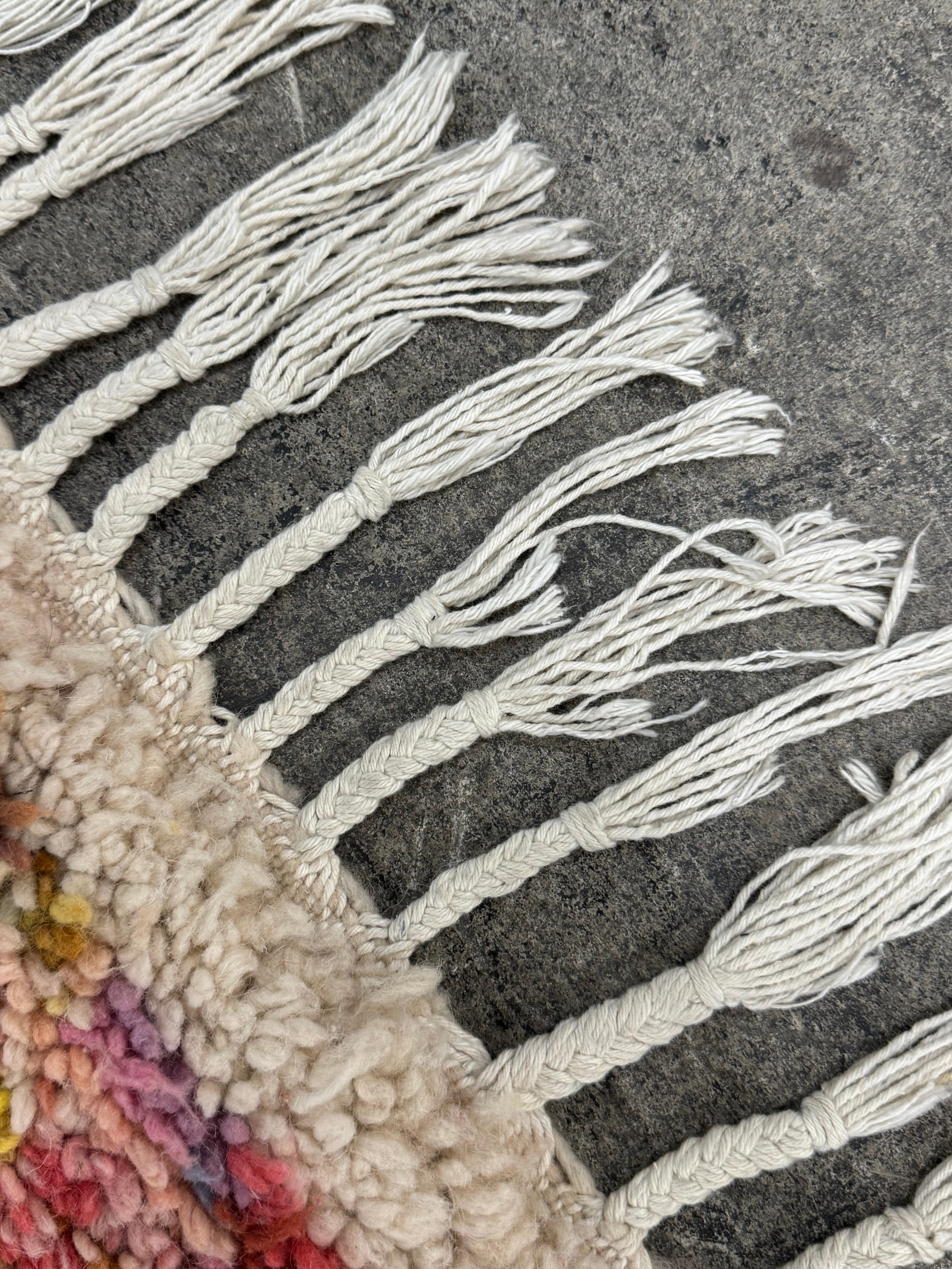 Morrocan Beni Ourain Multi-colour 32" x 51" Rug