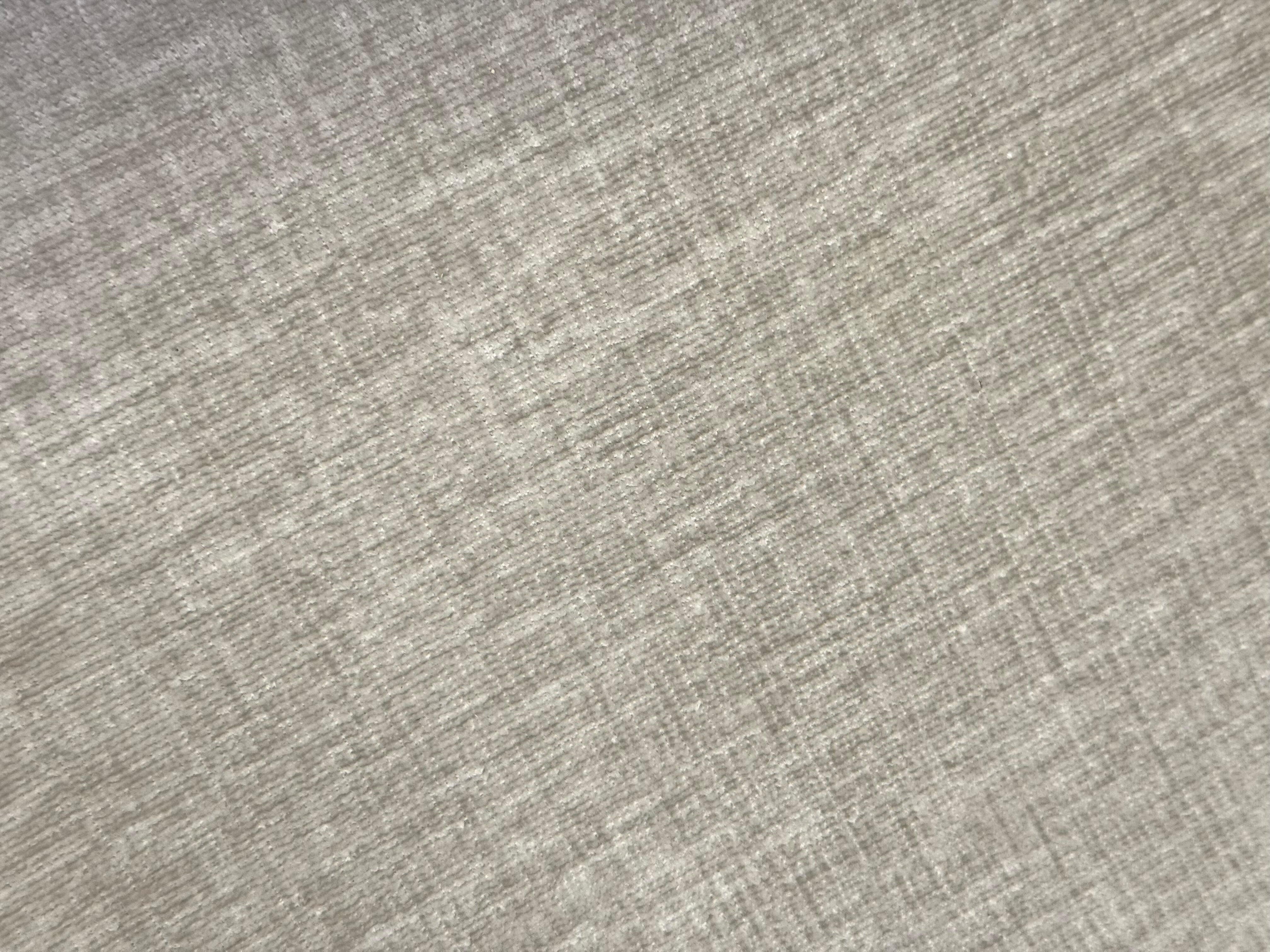 NEW! Light Gray Velvet Chair with Faux Leather Back