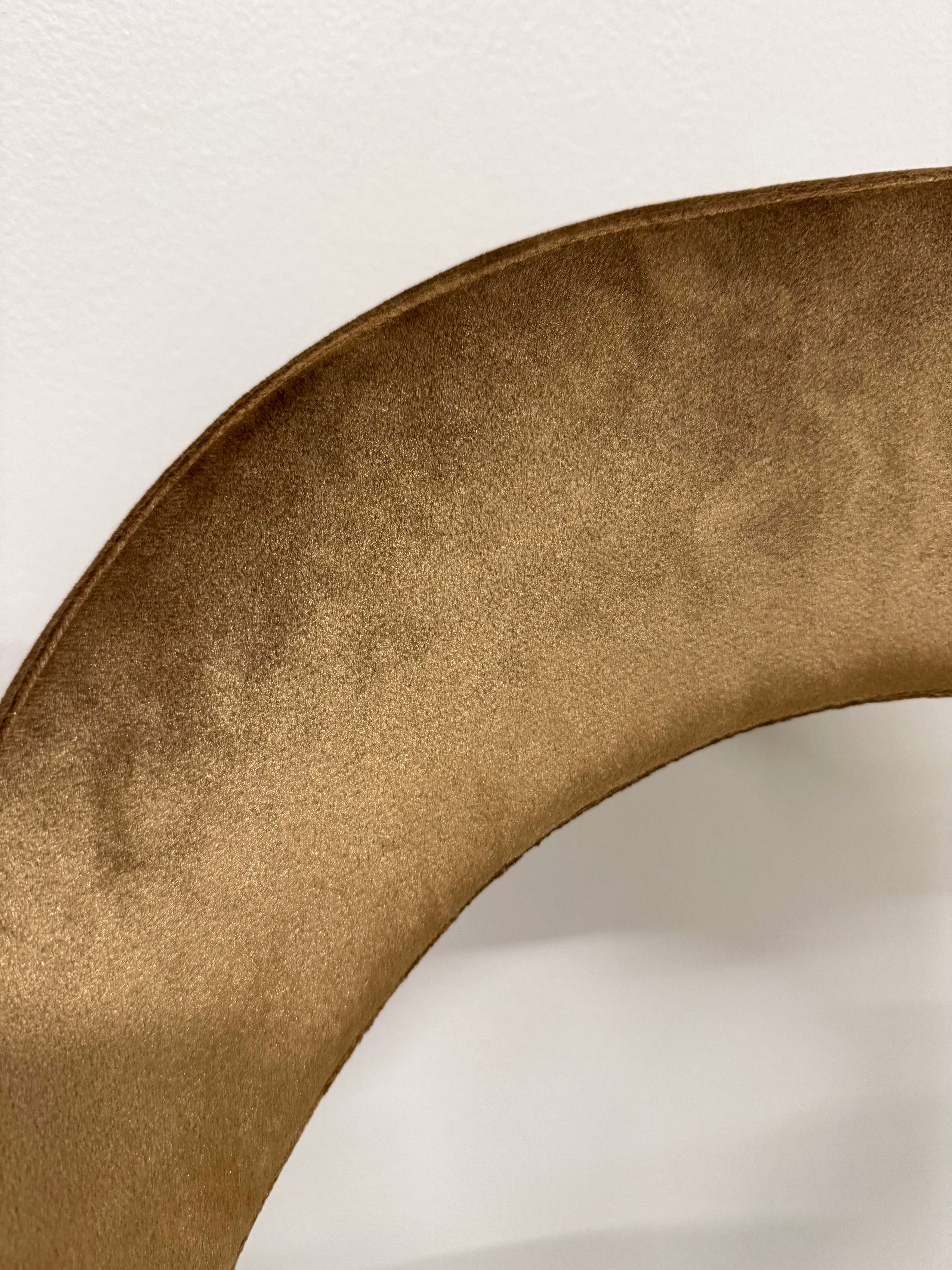 NEW! Striped Velvet MCM-style Chair