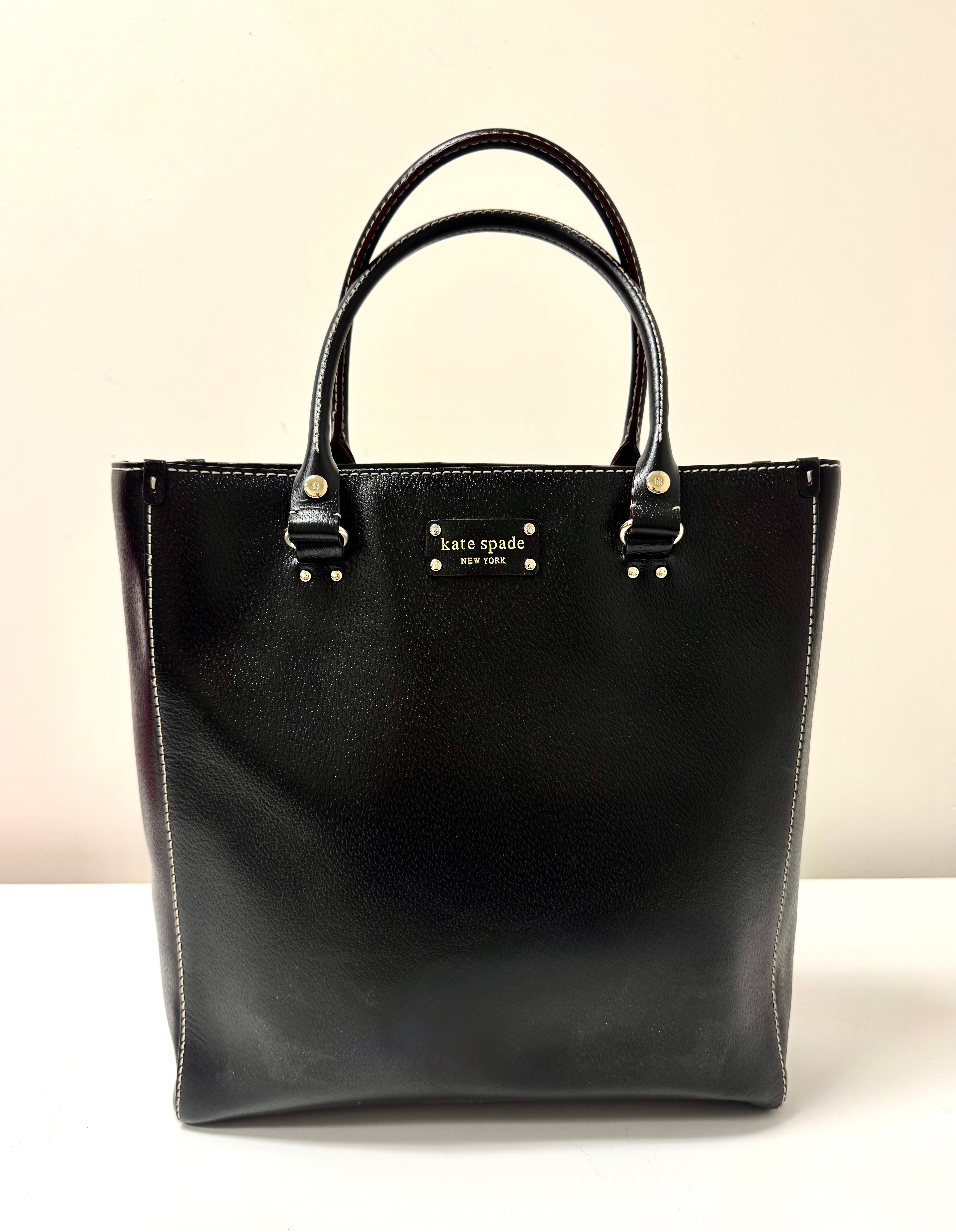 KATE SPADE 'Wellesley Quinn' Black Handbag