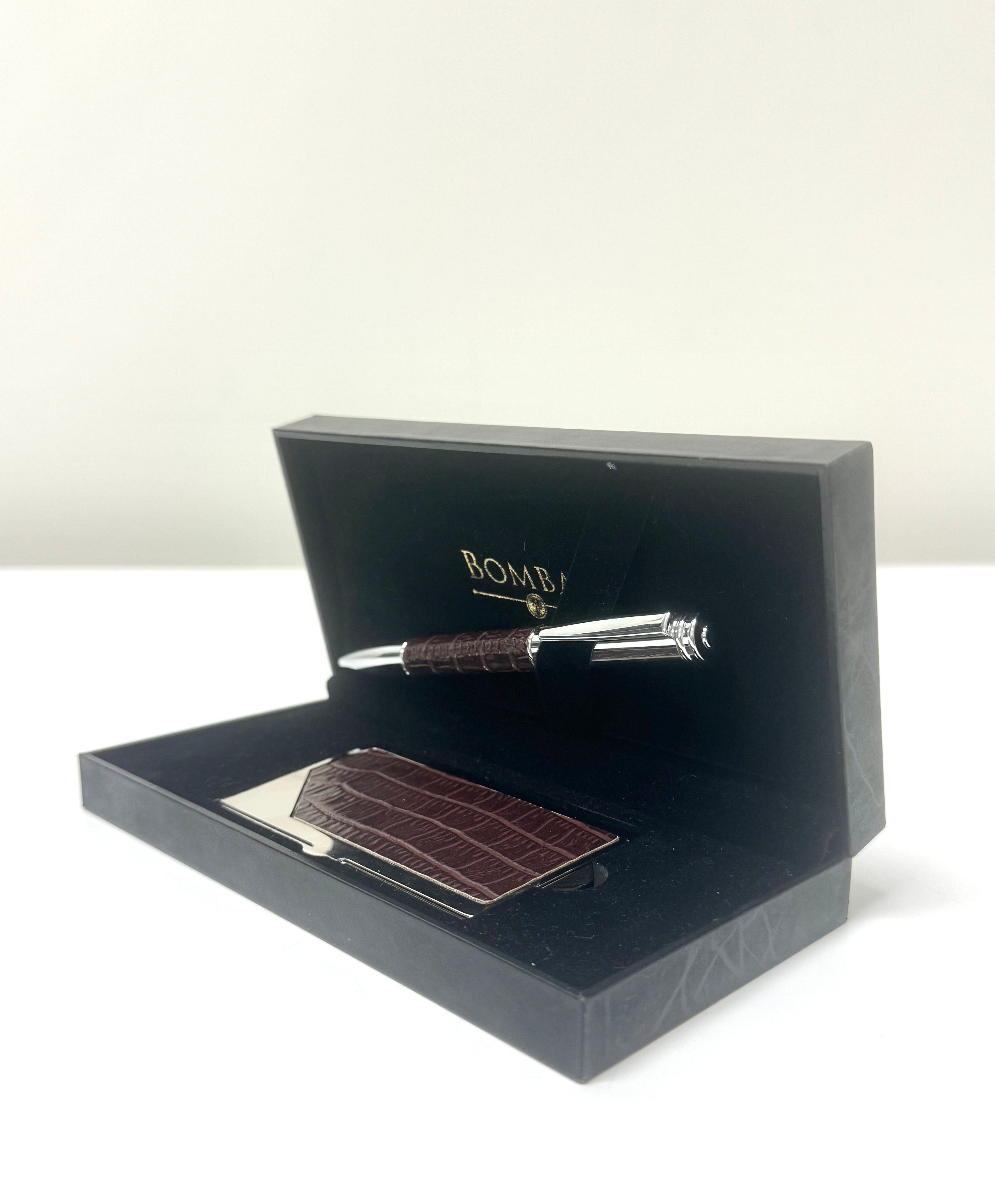 BOMBAY Card Holder & Pen Gift Set