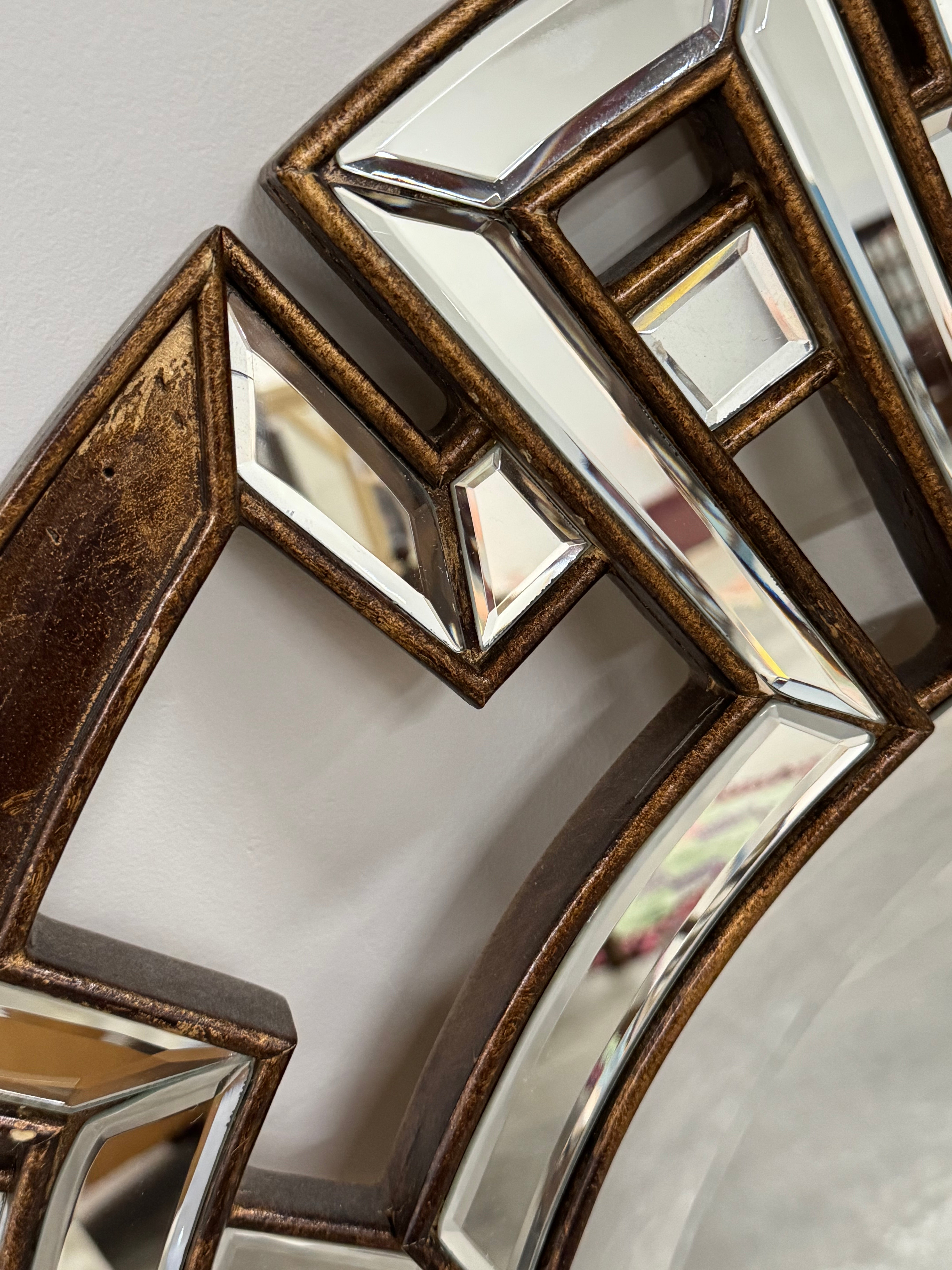 Copper & Beveled Mirror
