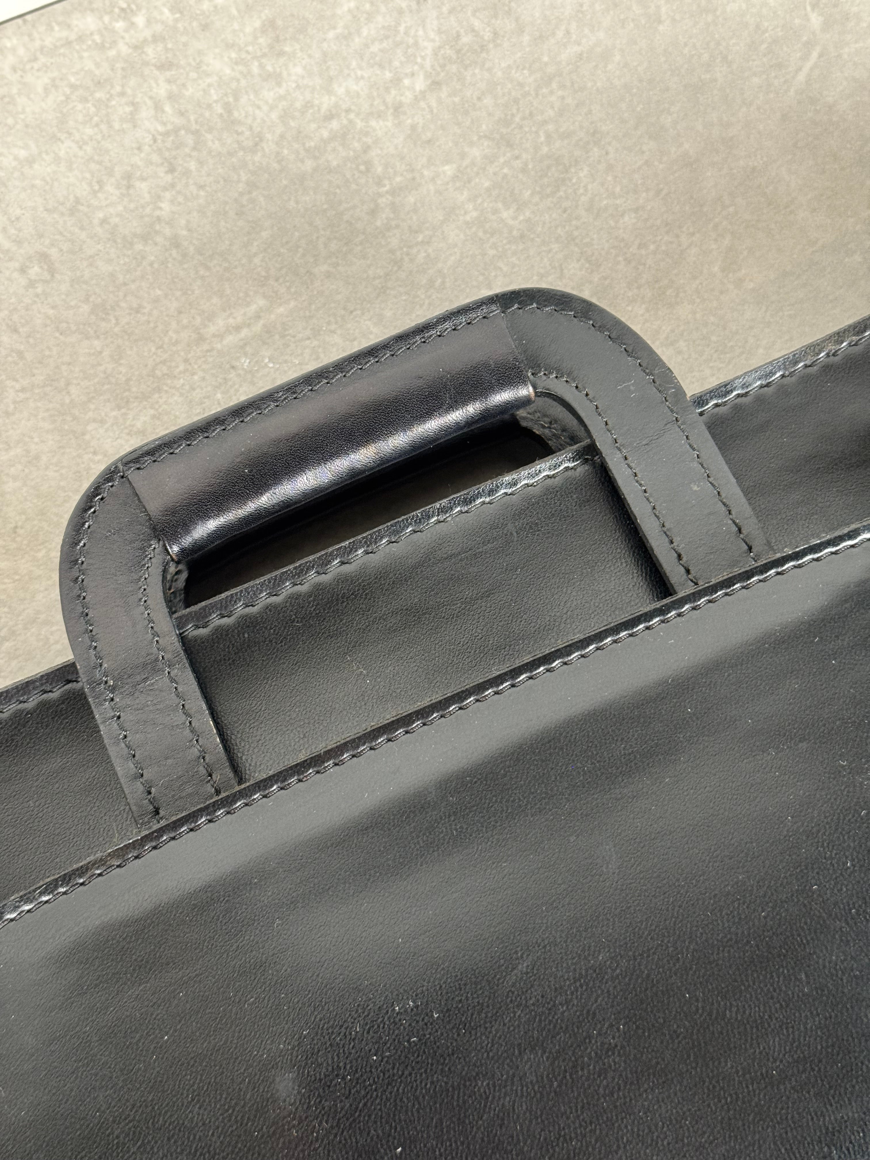 Black Leather Briefcase