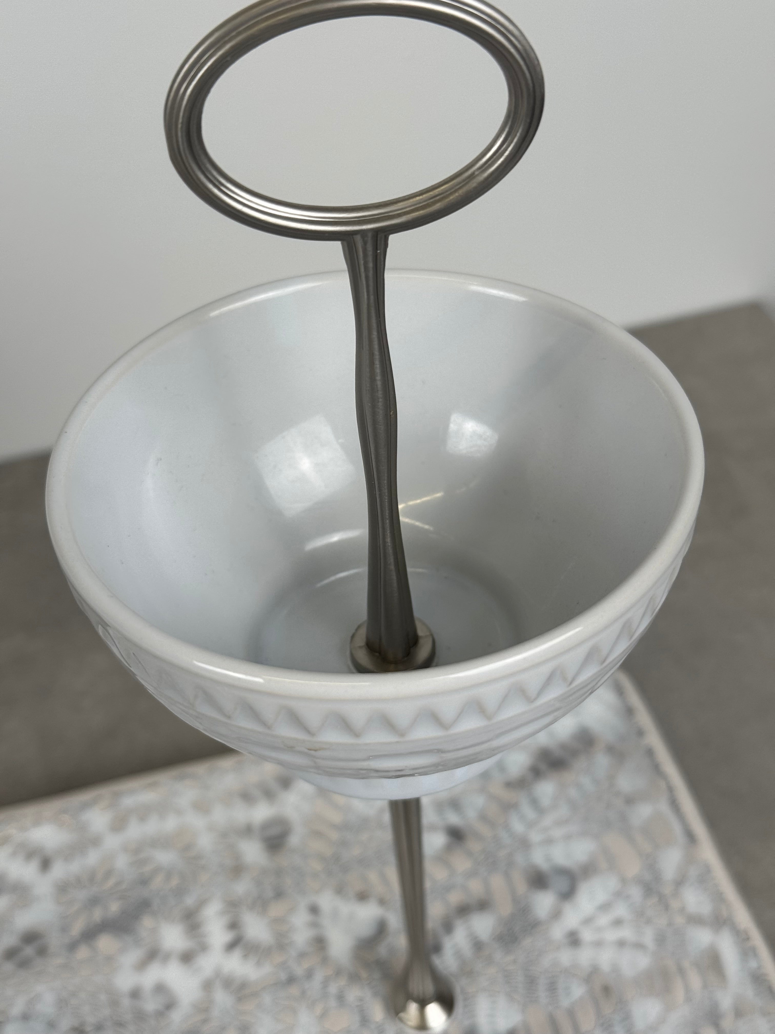 Feather Floral Appetizer Tray