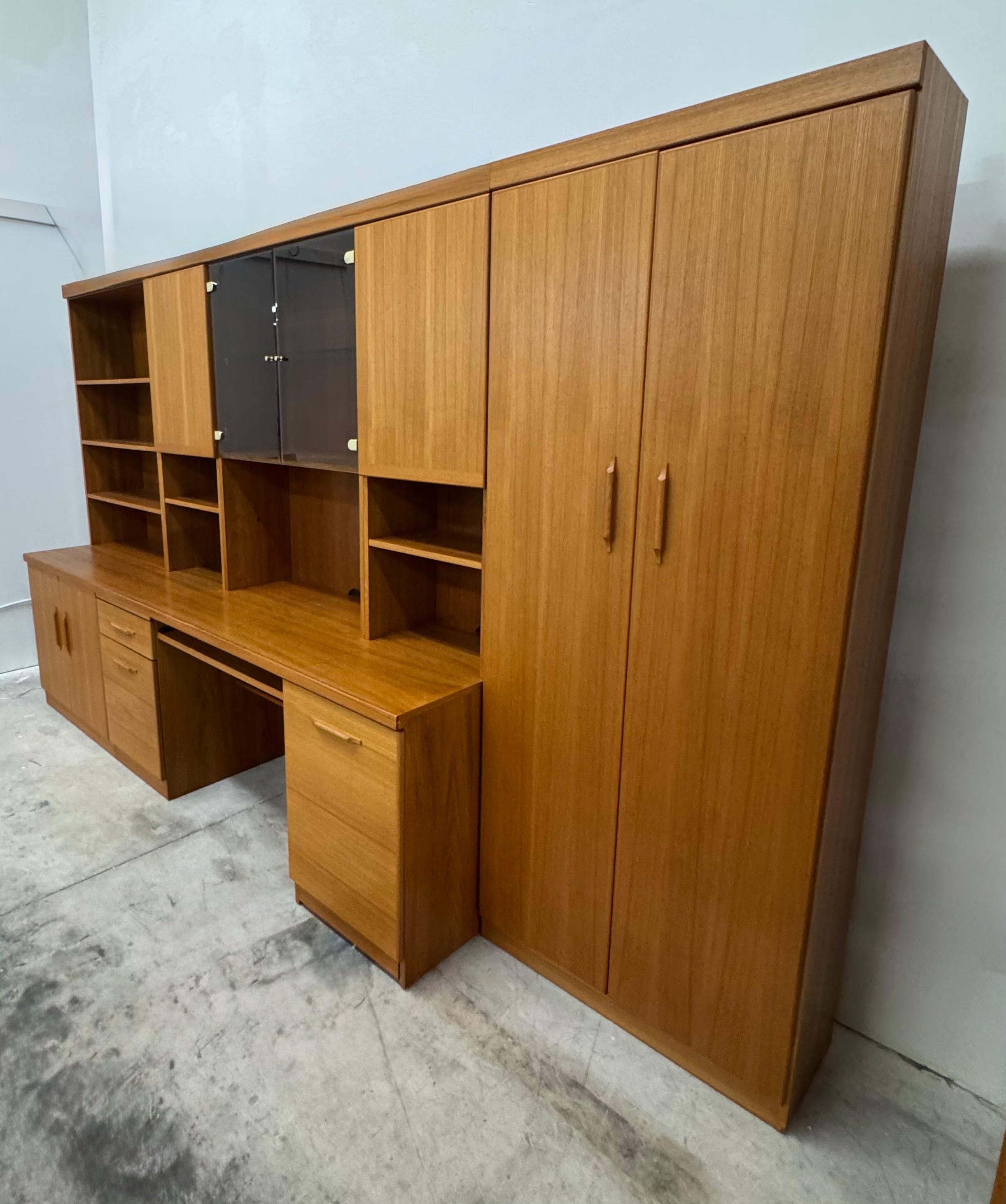 Vintage MCM Teak Office System