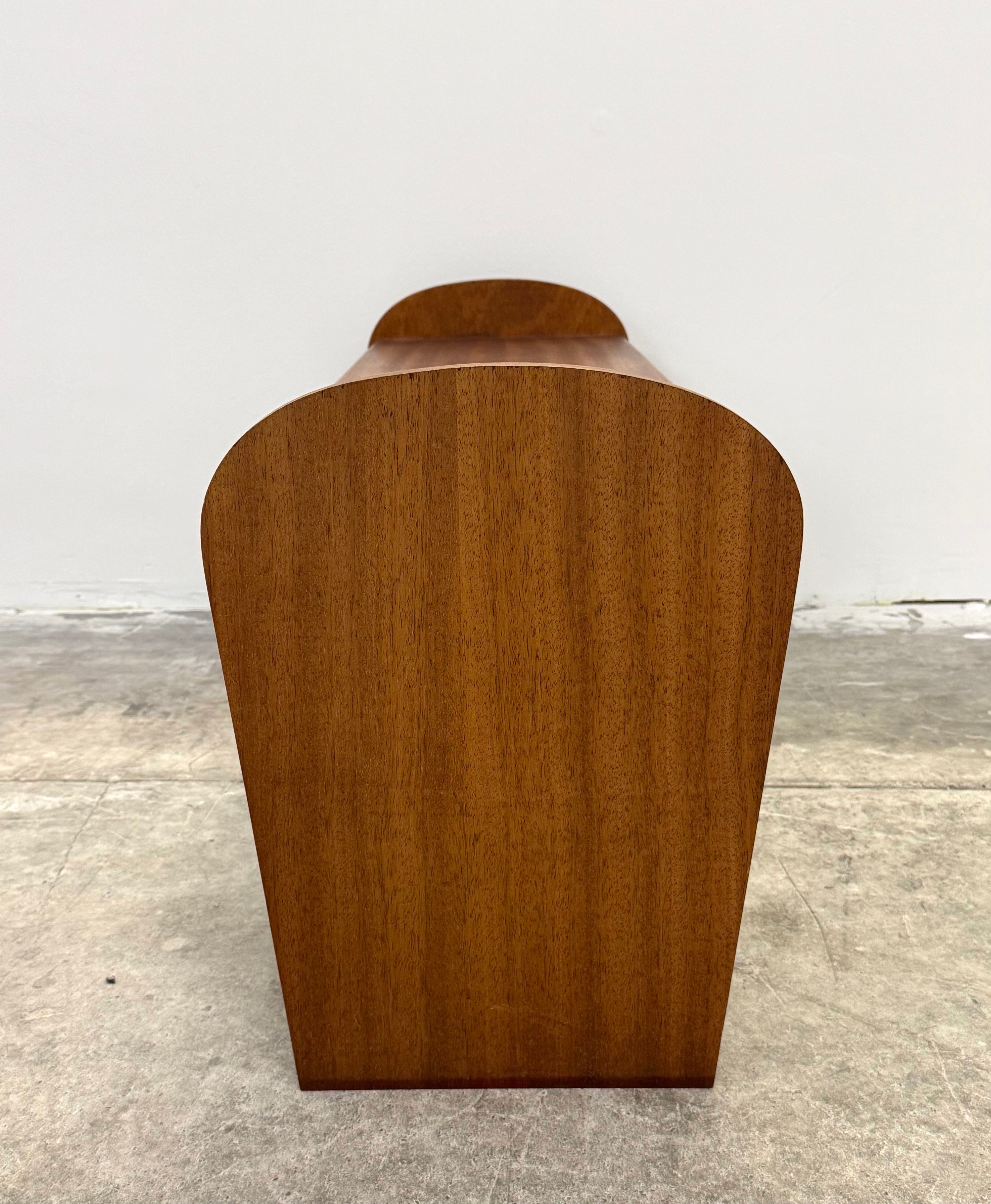 Vintage MCM Solid Teak 50" Bench