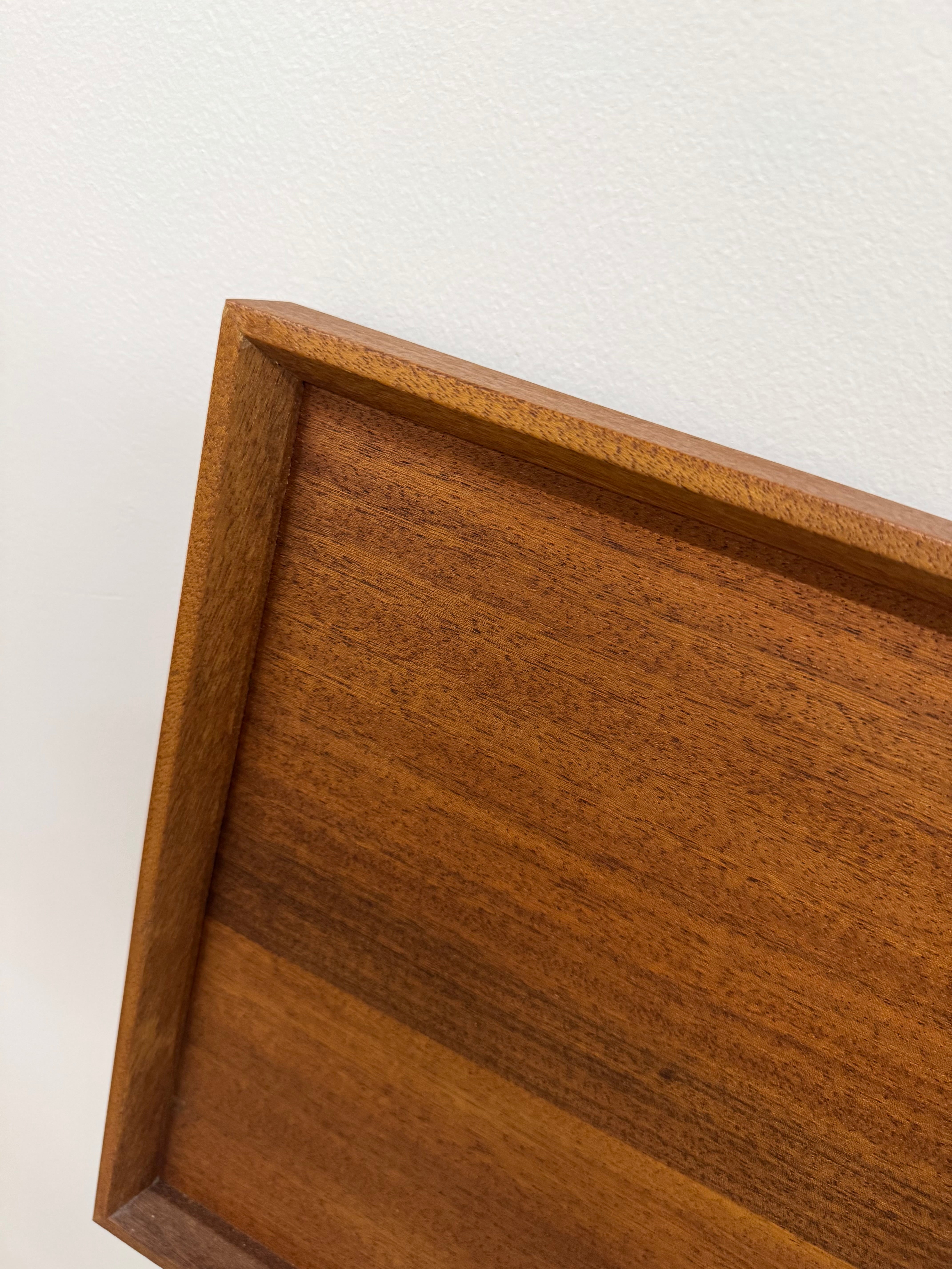 Vintage MCM Solid Teak 74" Headboard