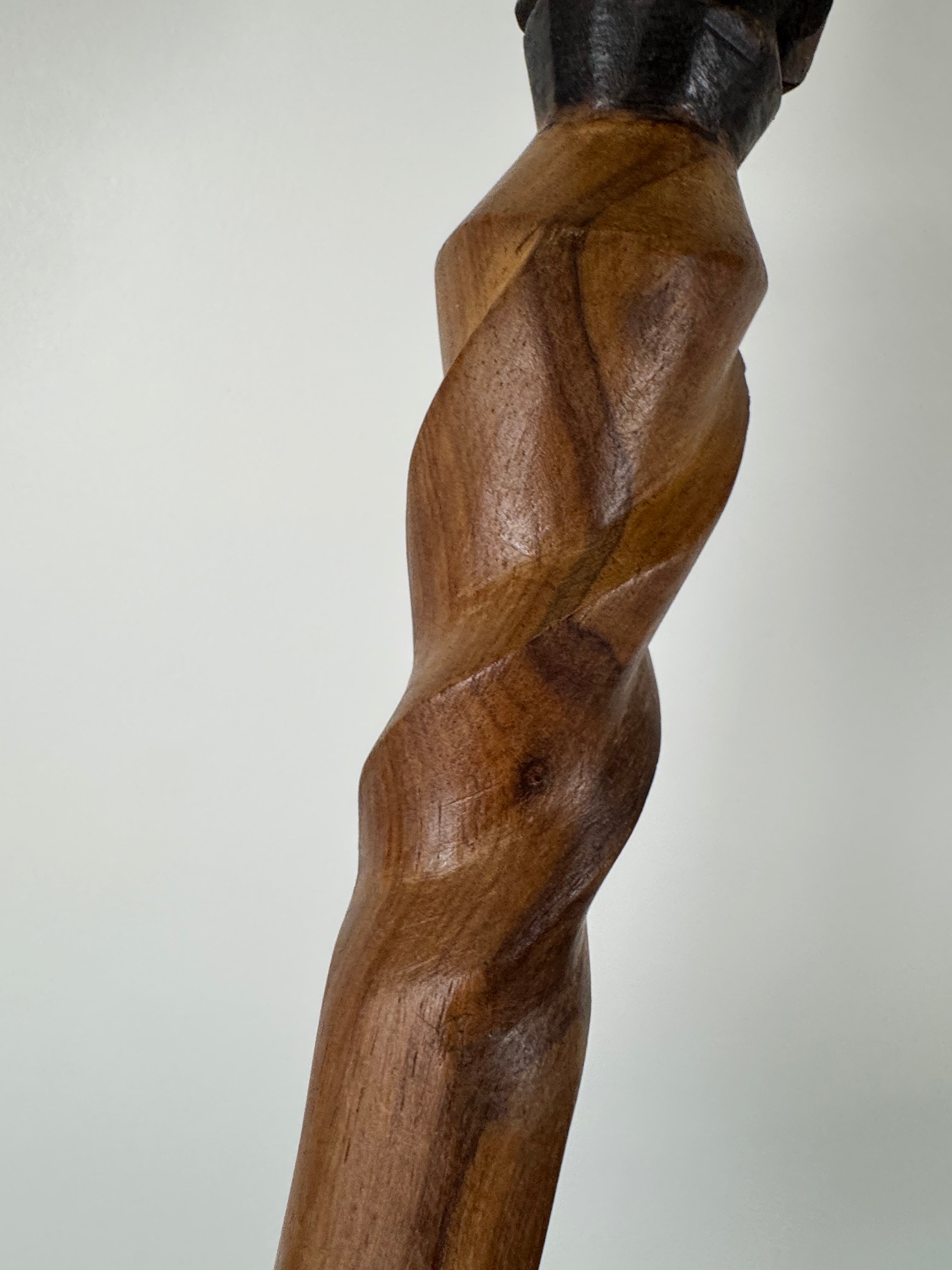 Vintage Hand-carved African Walking Stick