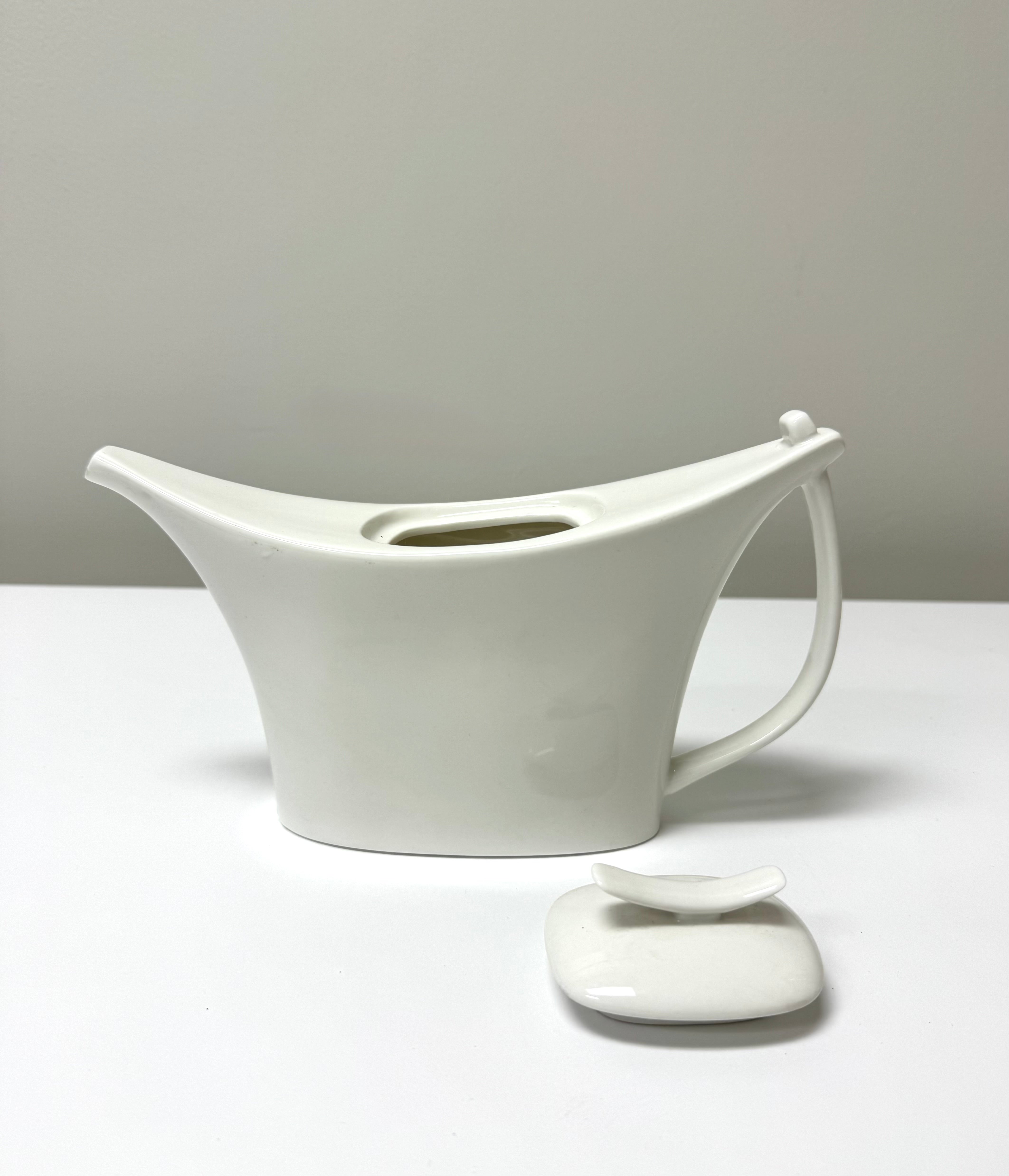 'New Wave' Porcelain Teapot