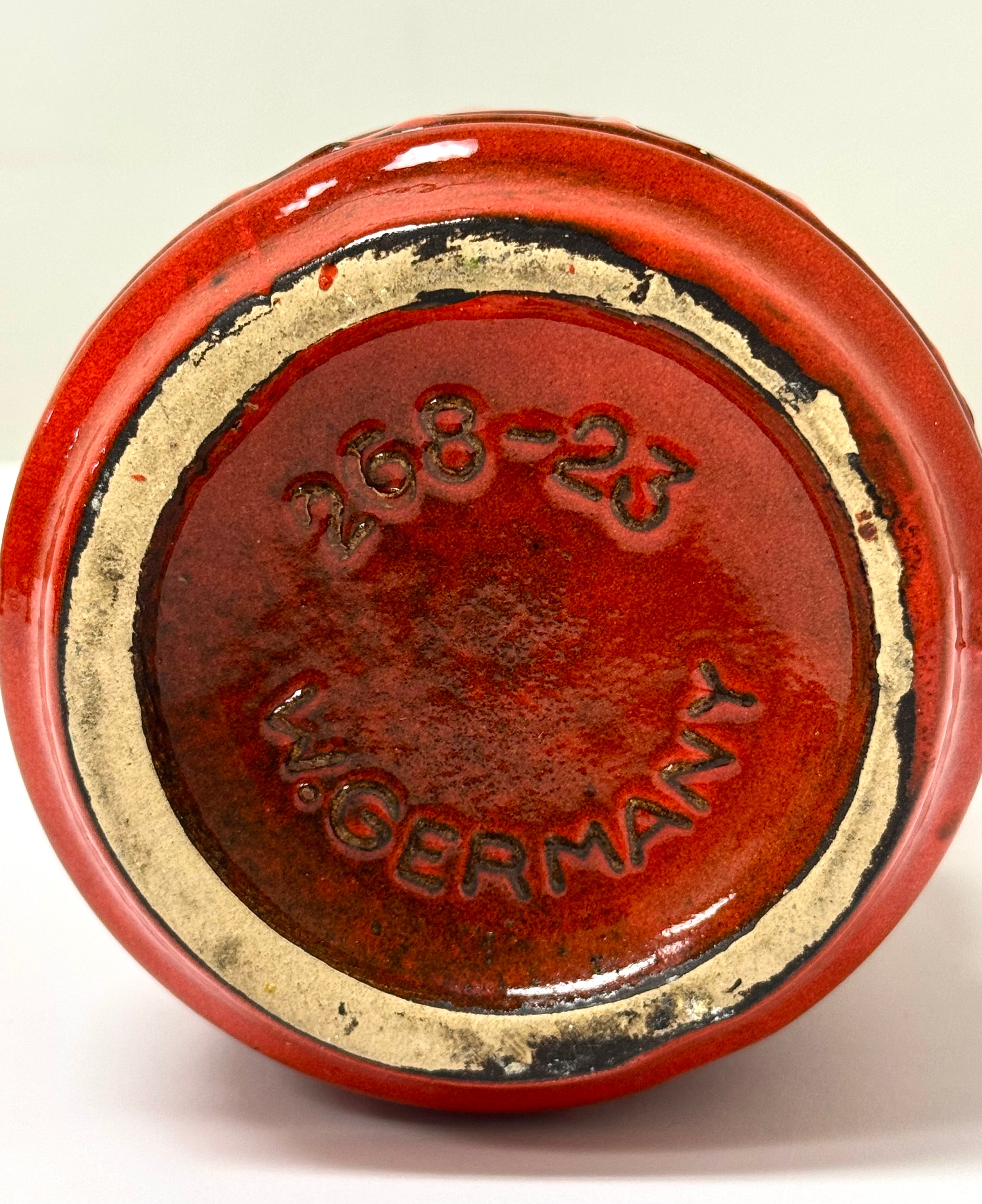 Vintage Burnt Orange 'Tundra 268-23' Vase