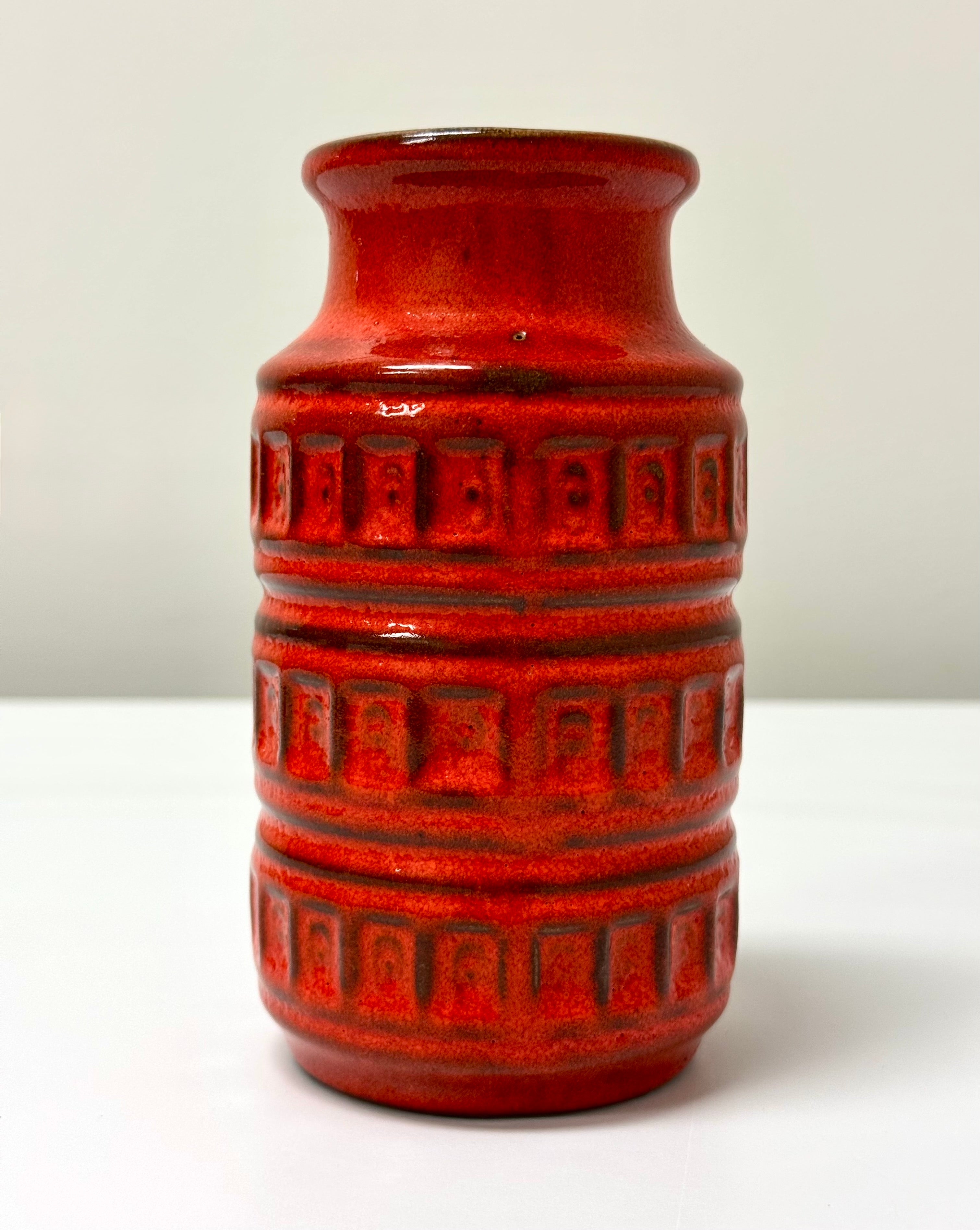 Vintage Burnt Orange 'Tundra 268-15' Vase