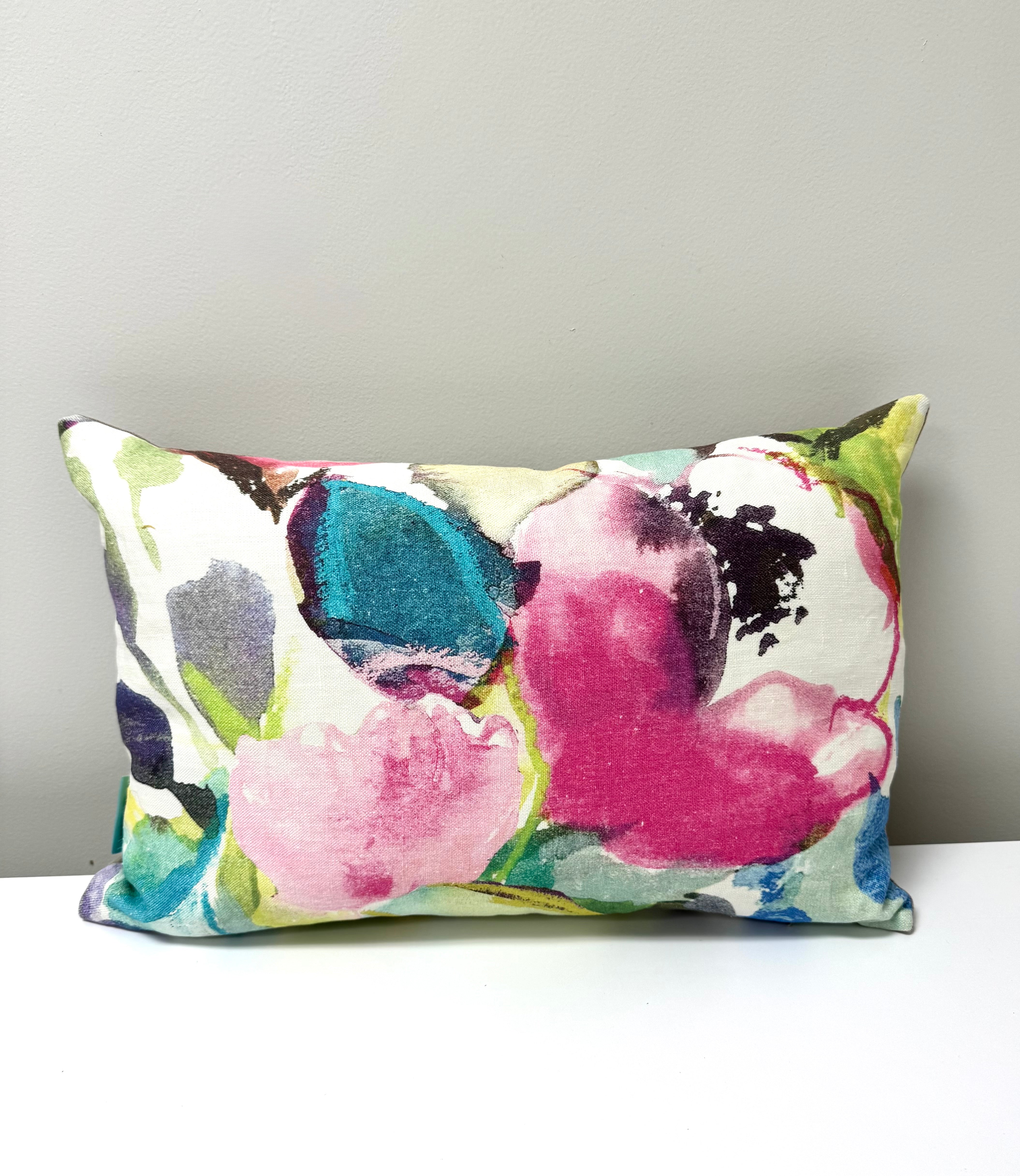 Floral Watercolour 22" x 14" Pillow