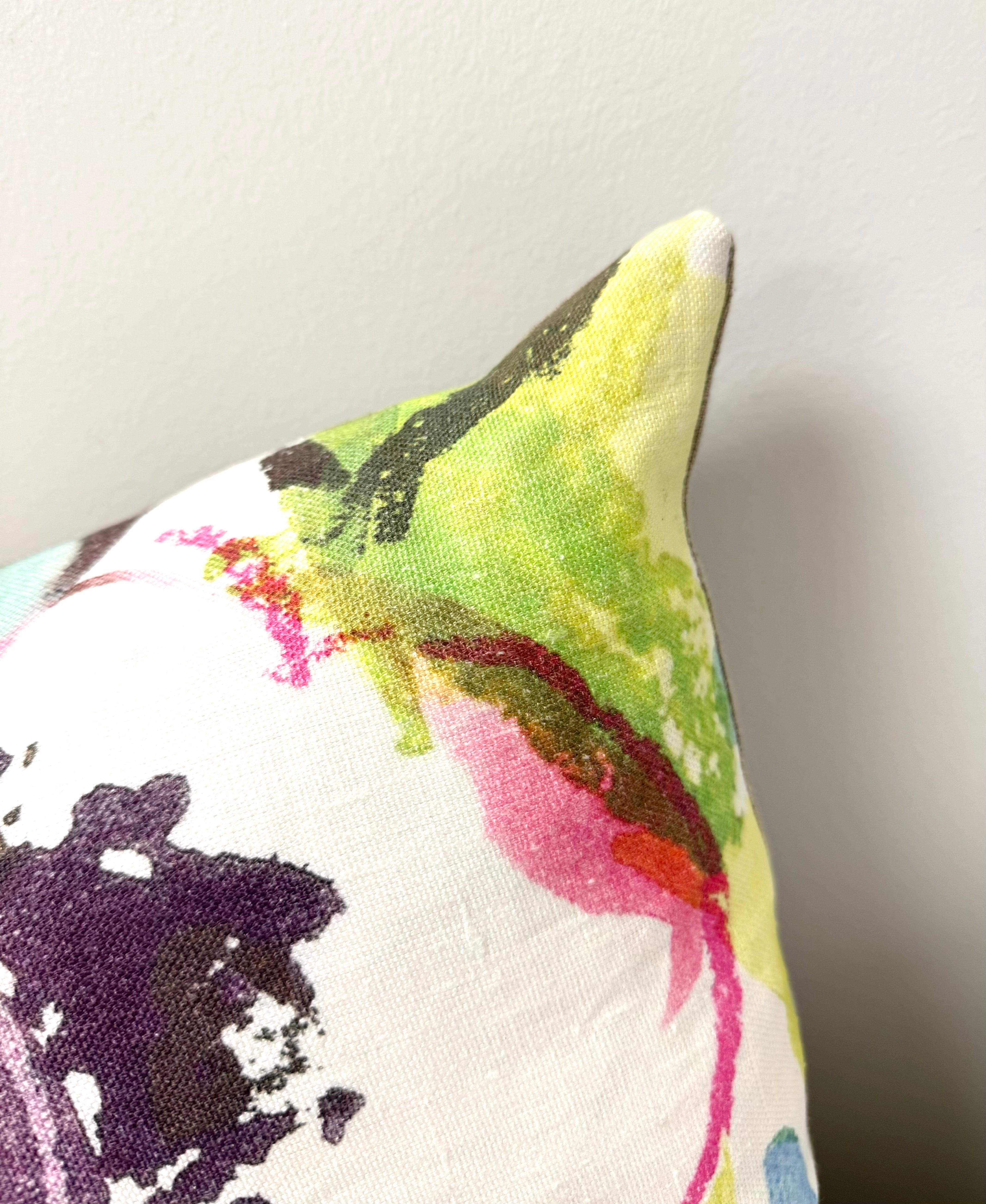 Floral Watercolour 22" x 14" Pillow