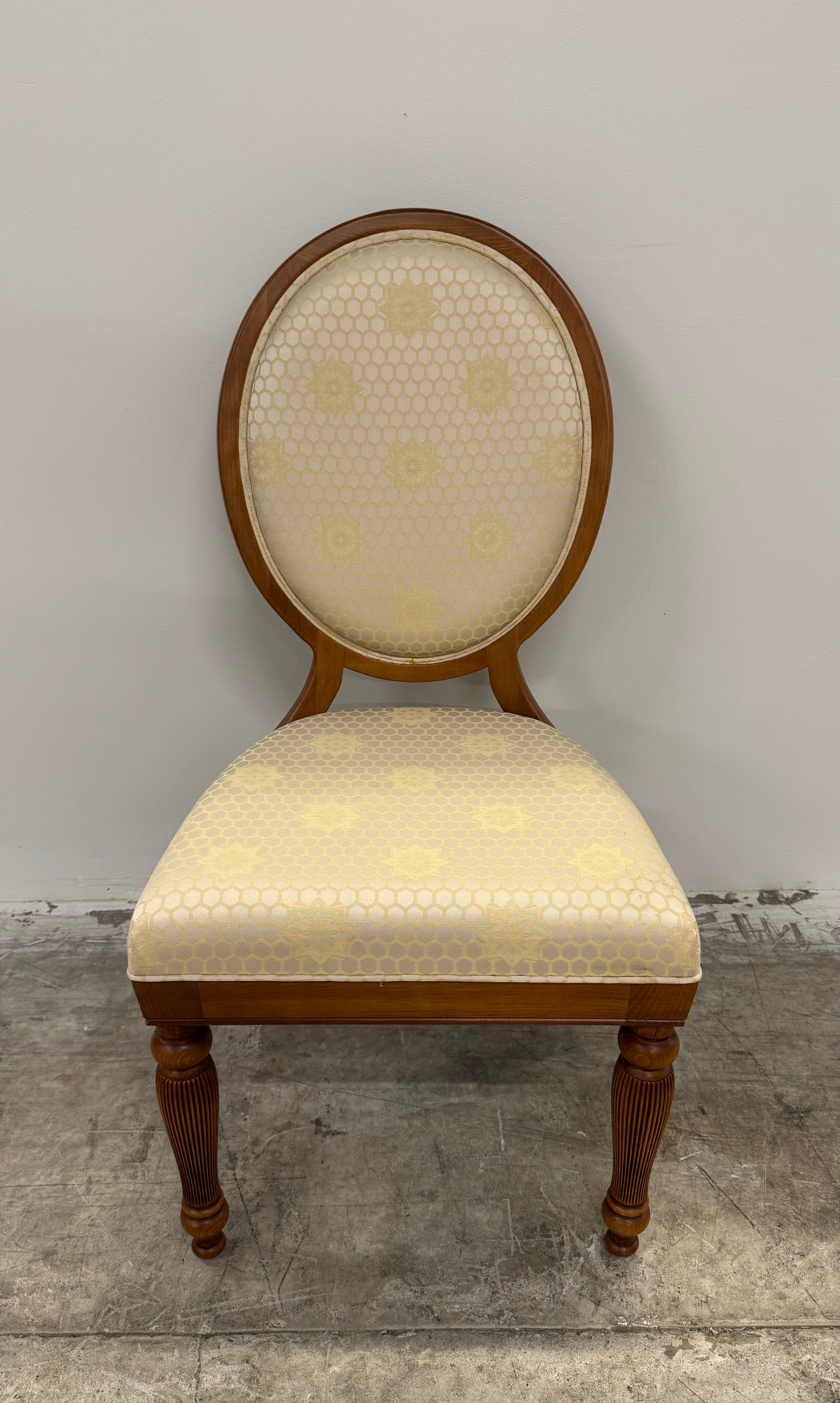 Golden Yellow Medallion Chair