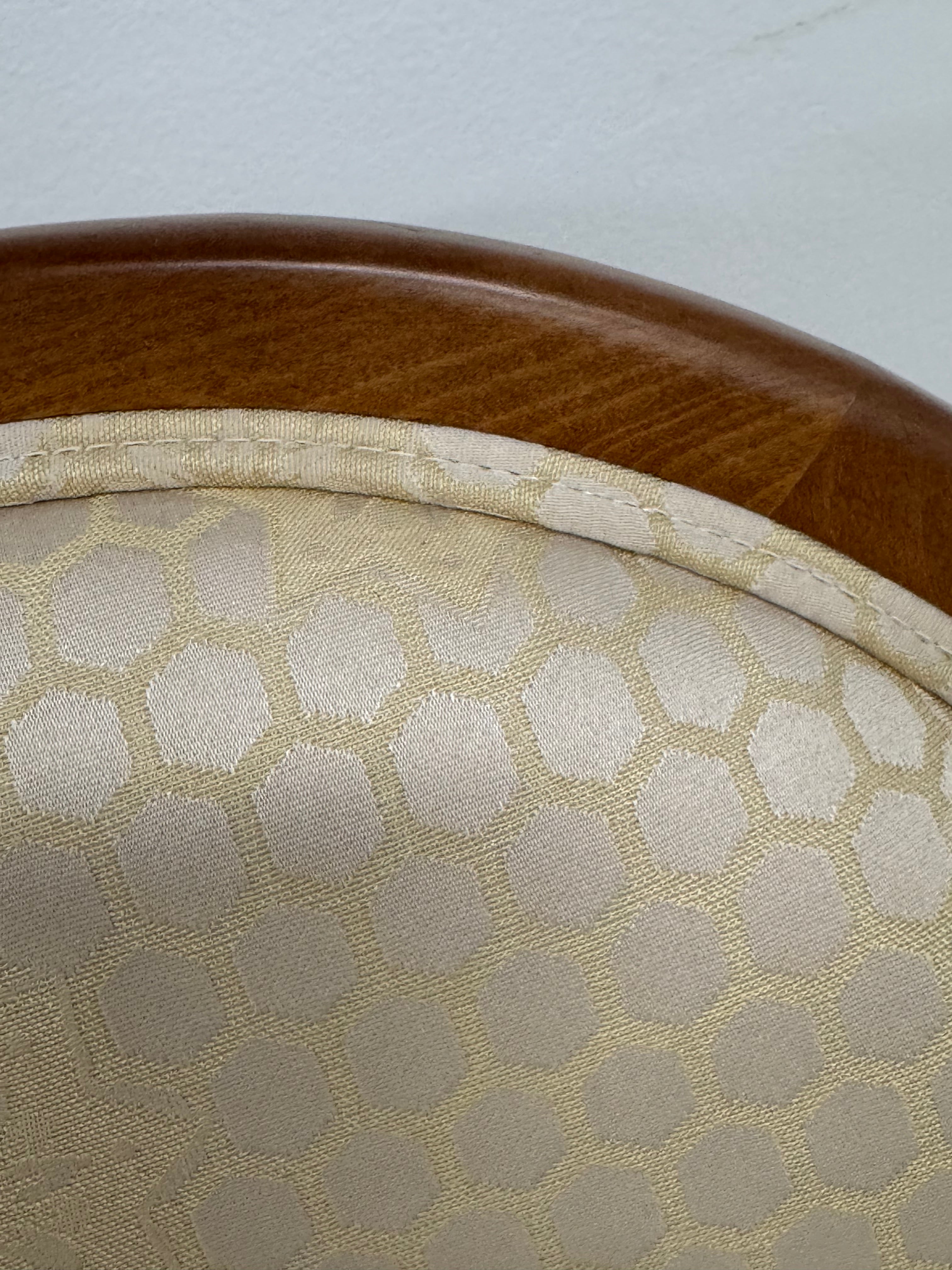 Golden Yellow Medallion Chair