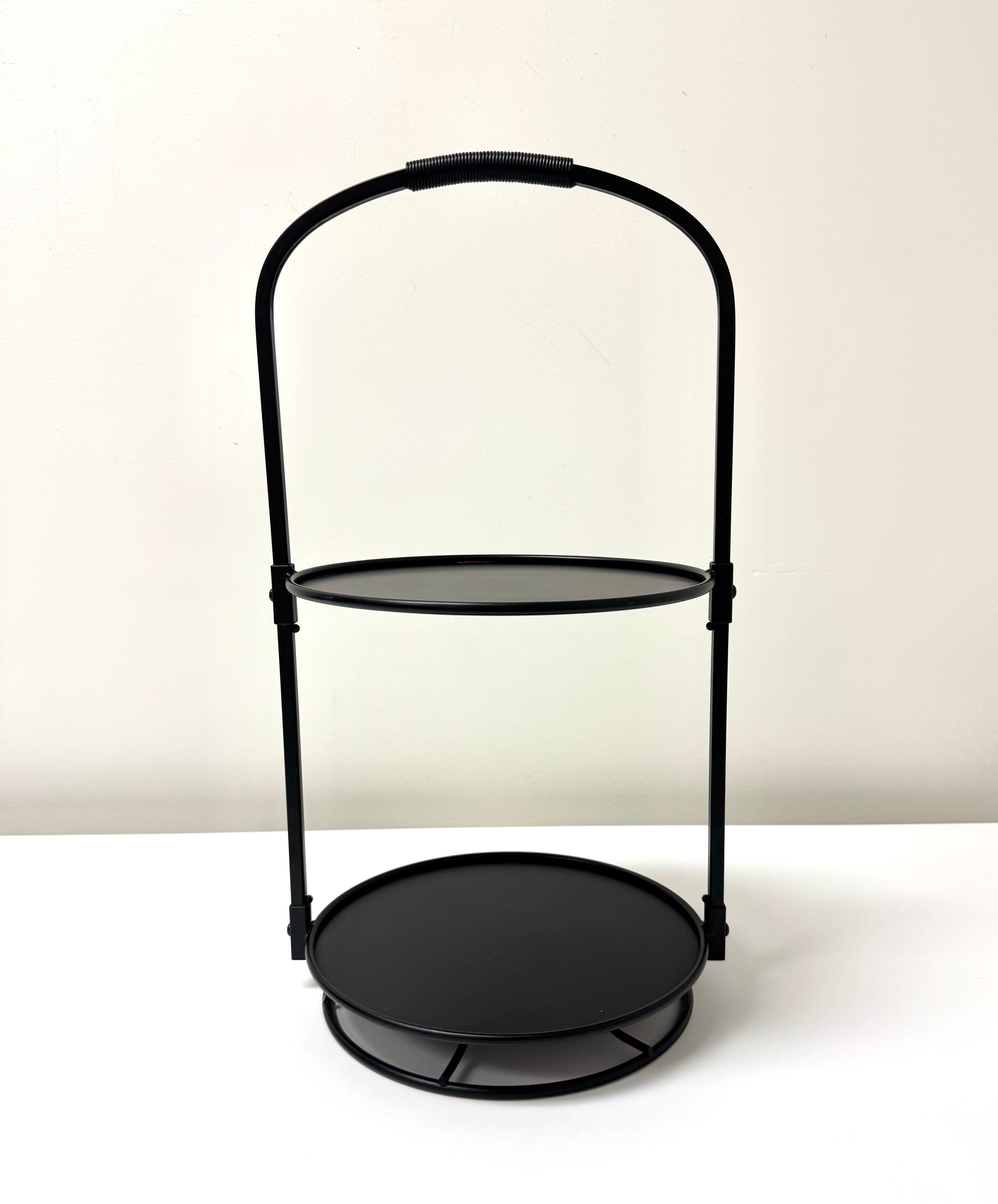 Black Two-tier Rotating Server