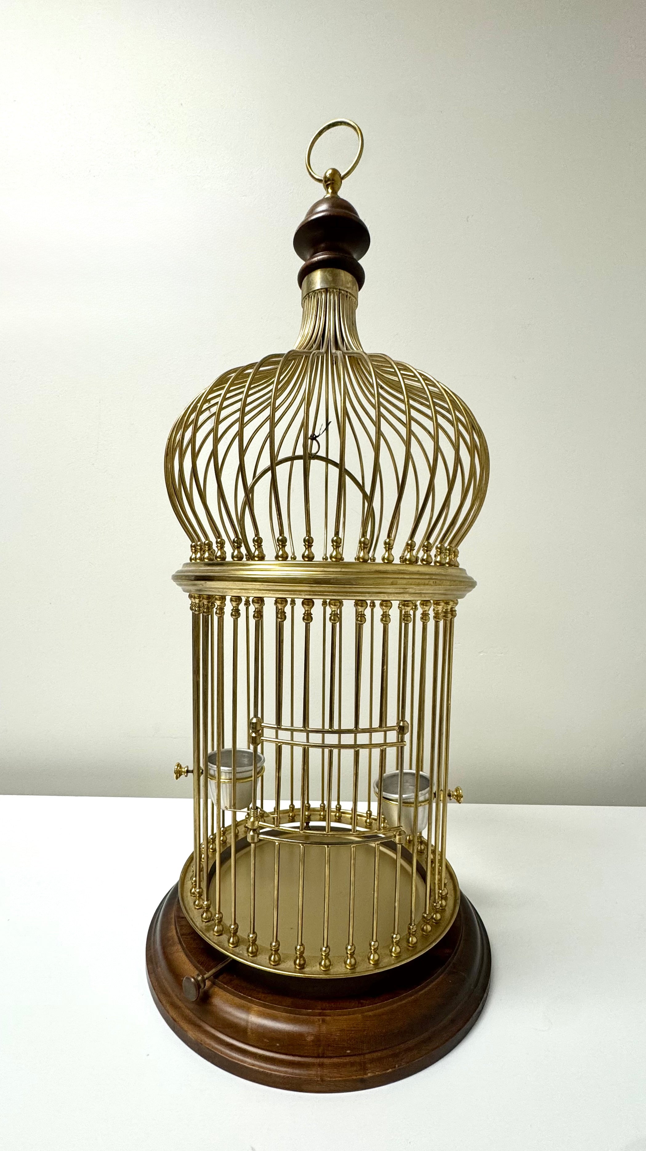 Vintage Brass Bird Cage