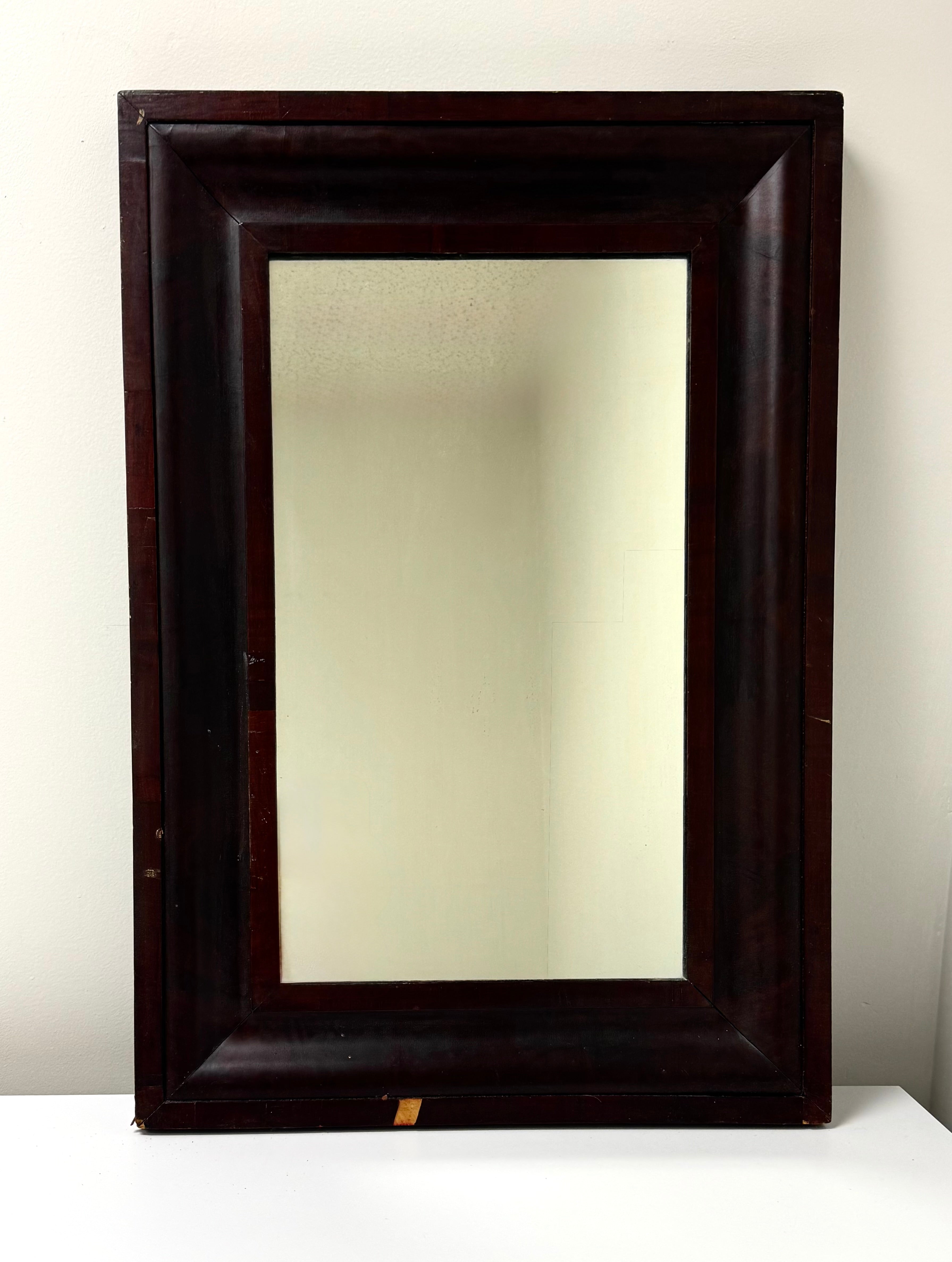 Antique Wood Mirror
