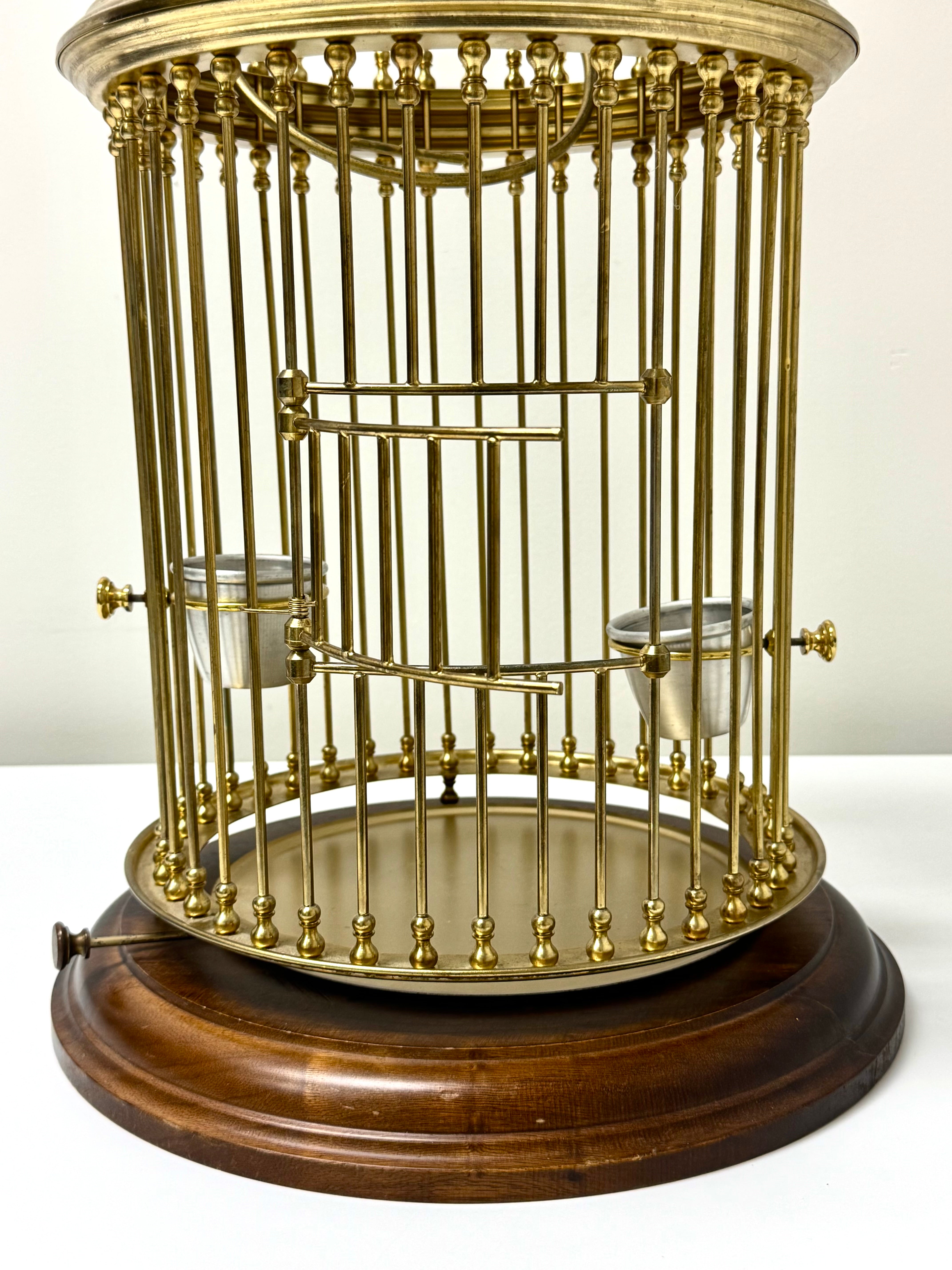 Vintage Brass Bird Cage