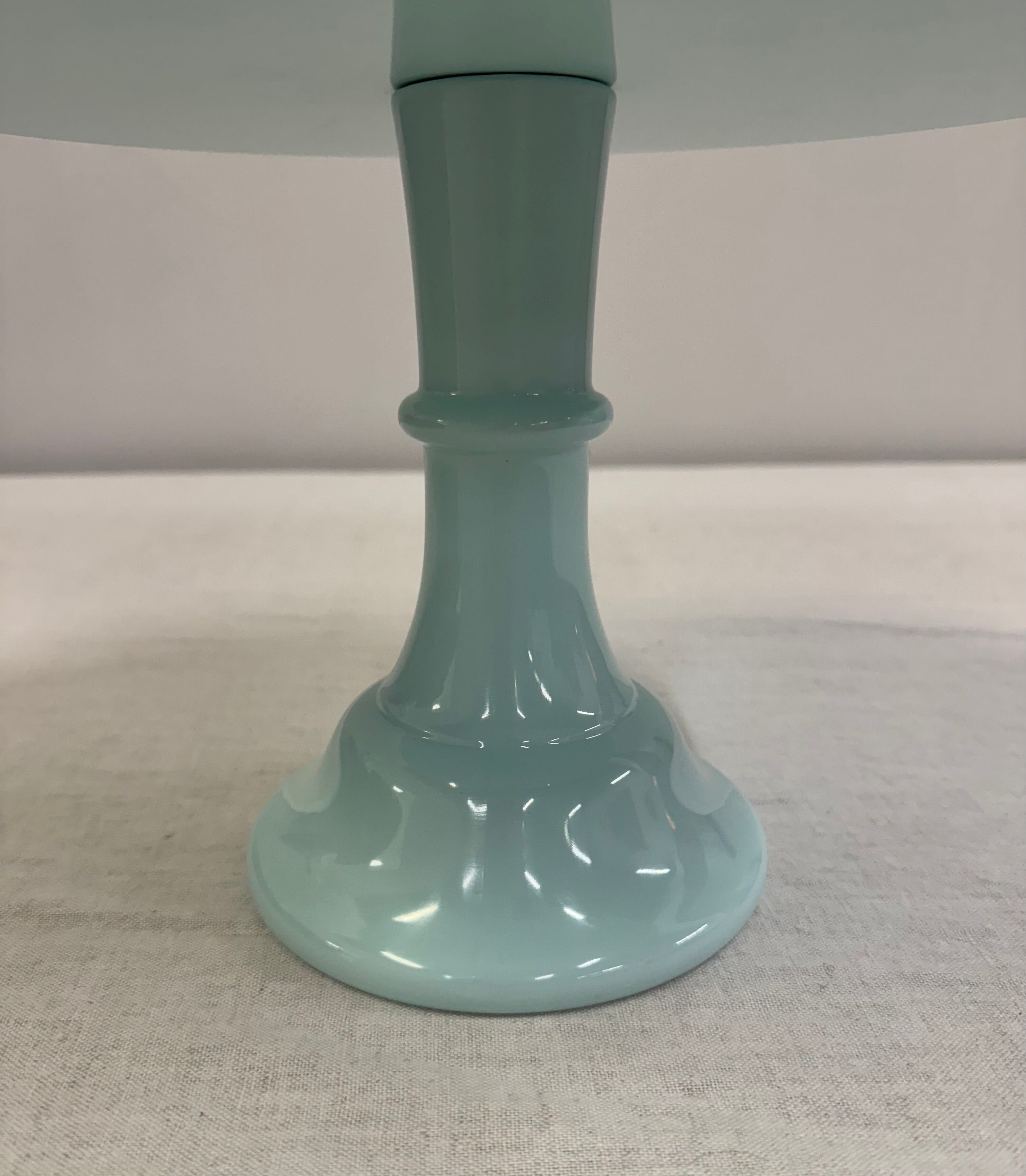 Robin's Egg Blue Cake Plate