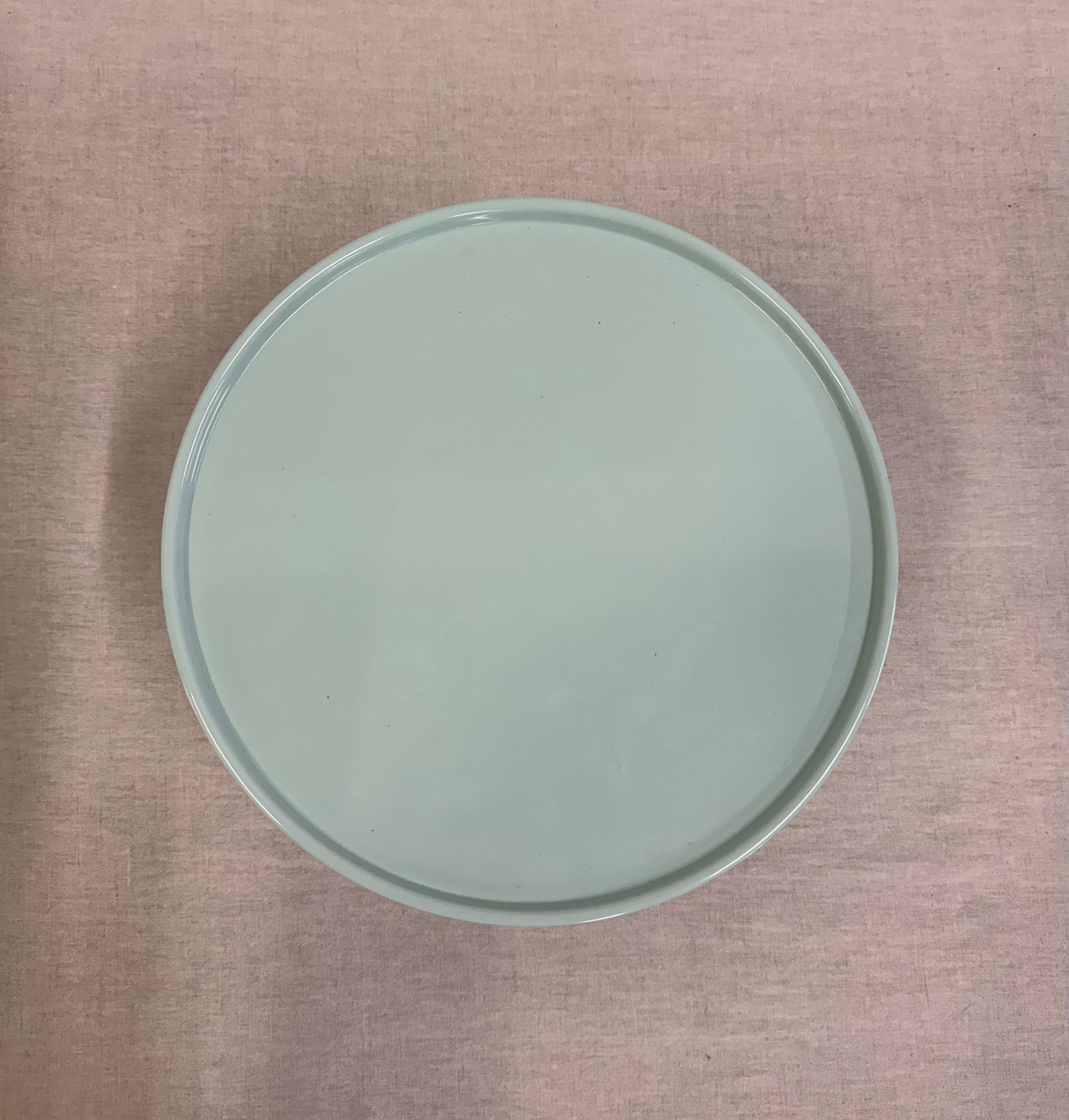 Robin's Egg Blue Cake Plate