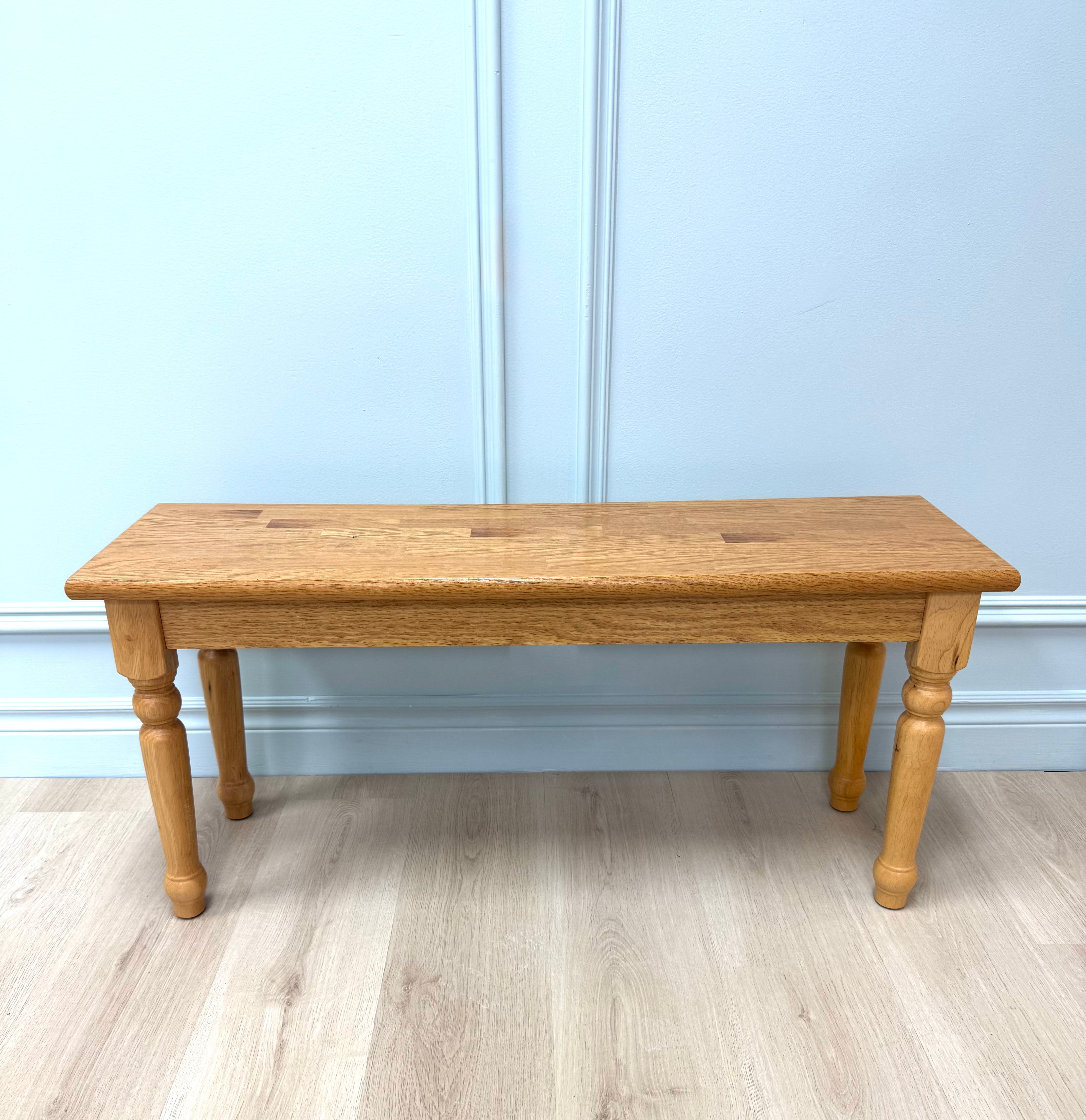 Farmhouse Pine Bench