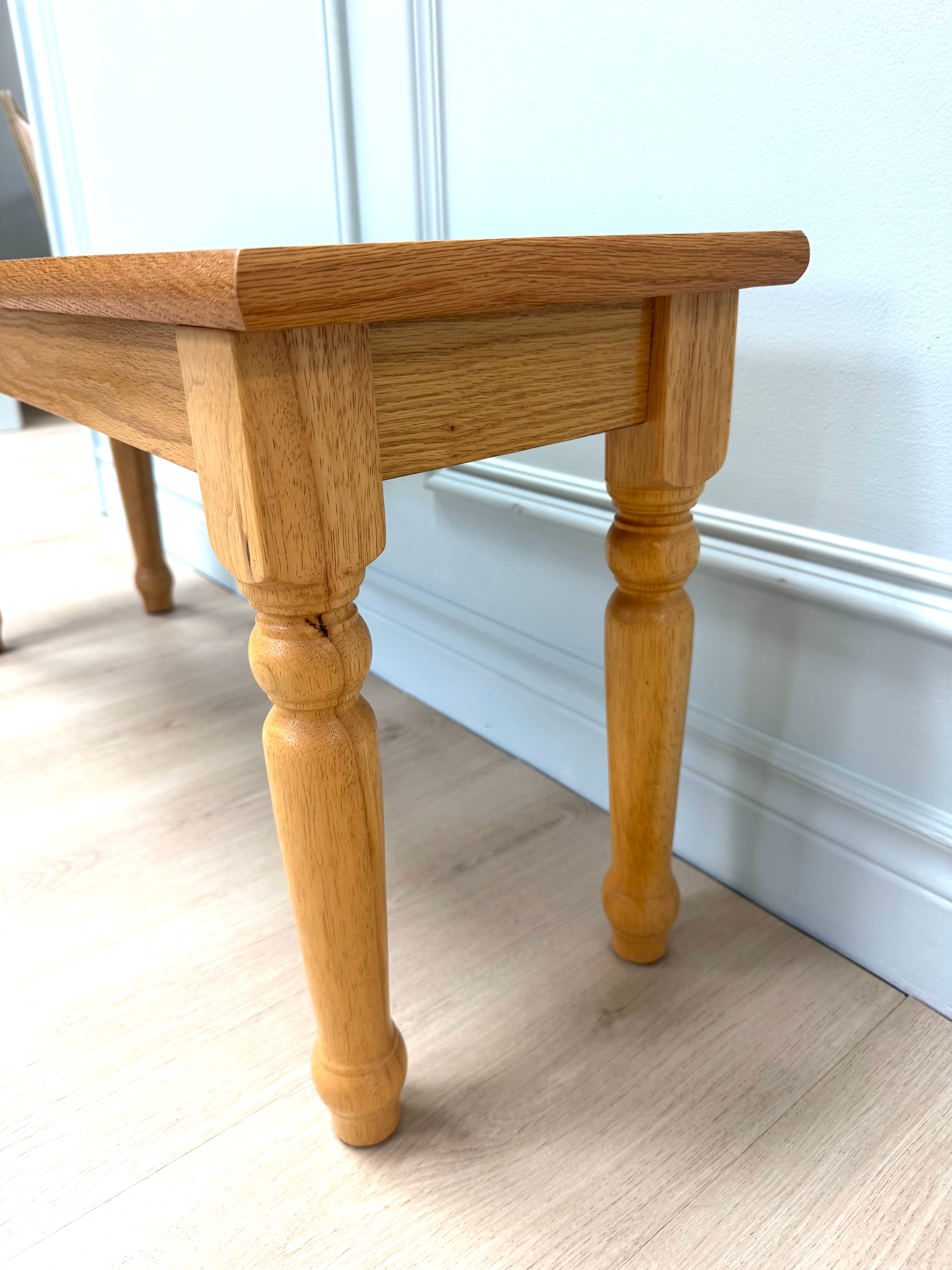 Farmhouse Pine Bench