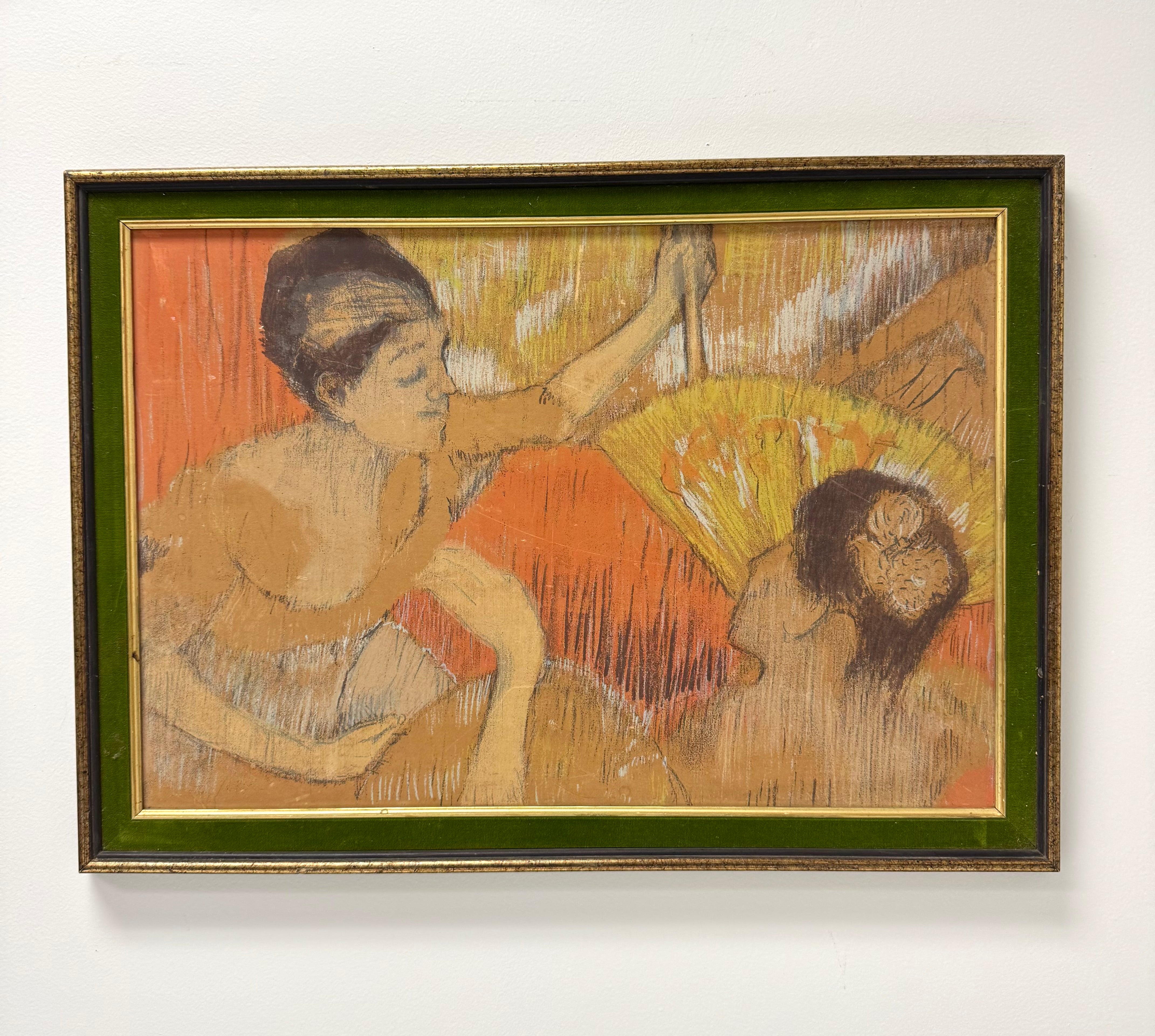 Vintage DEGAS ' Women in Theater Box' Print