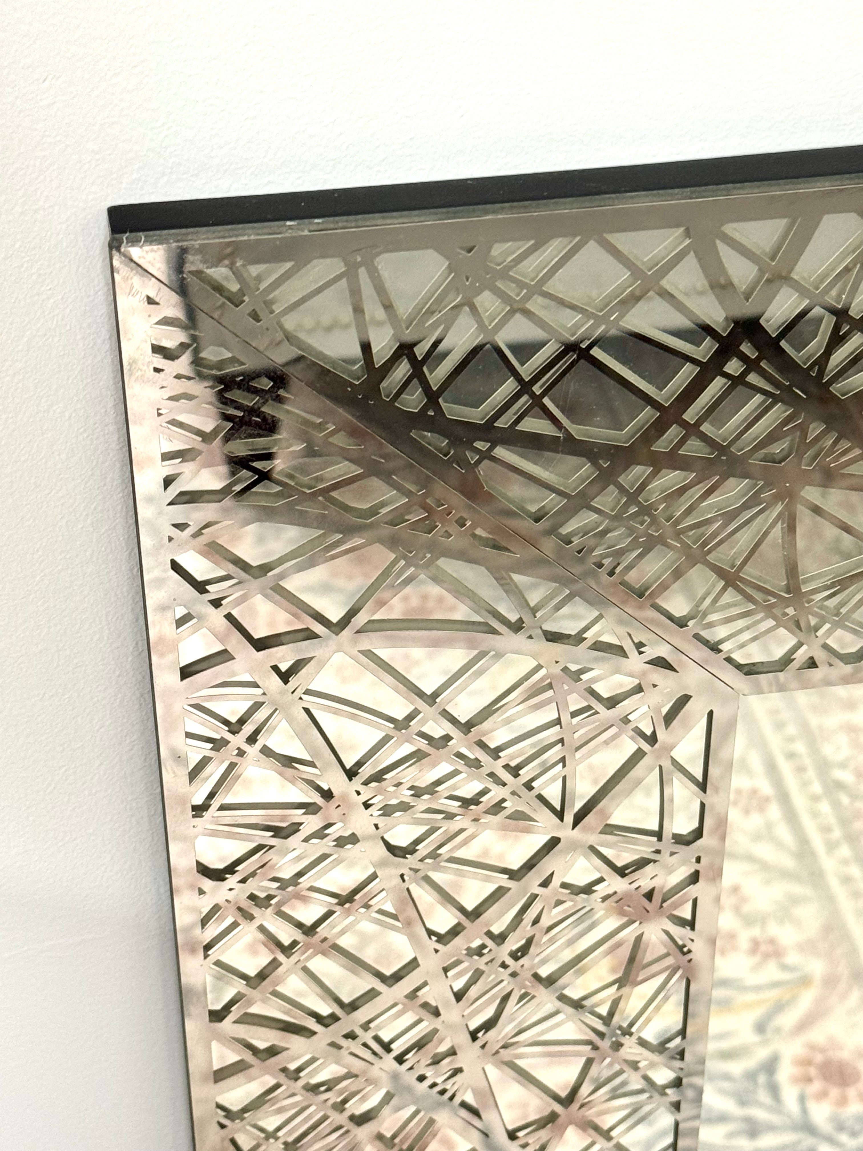 Silver Ribbon Mirror