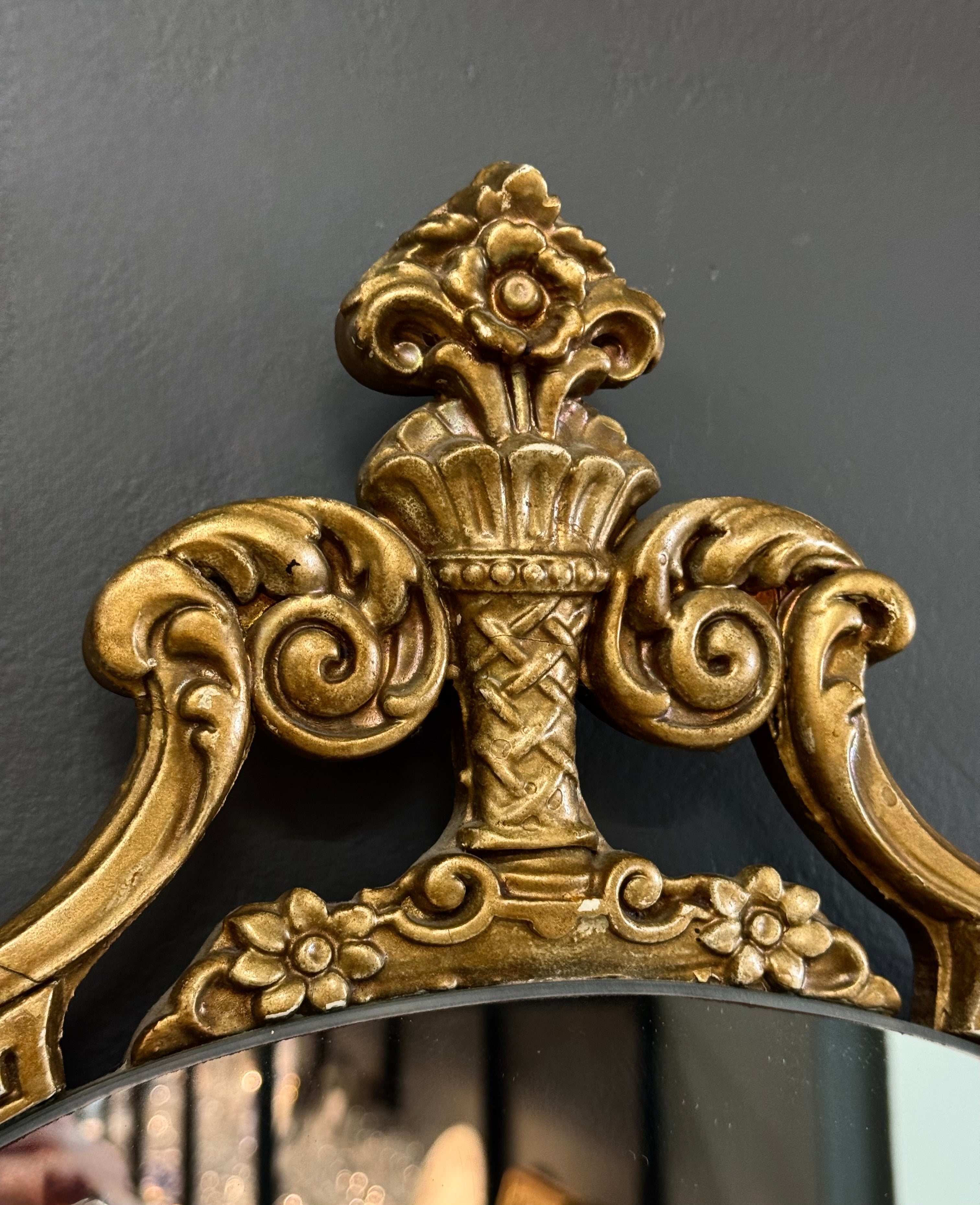 Vintage Baroque Gilt Mirror