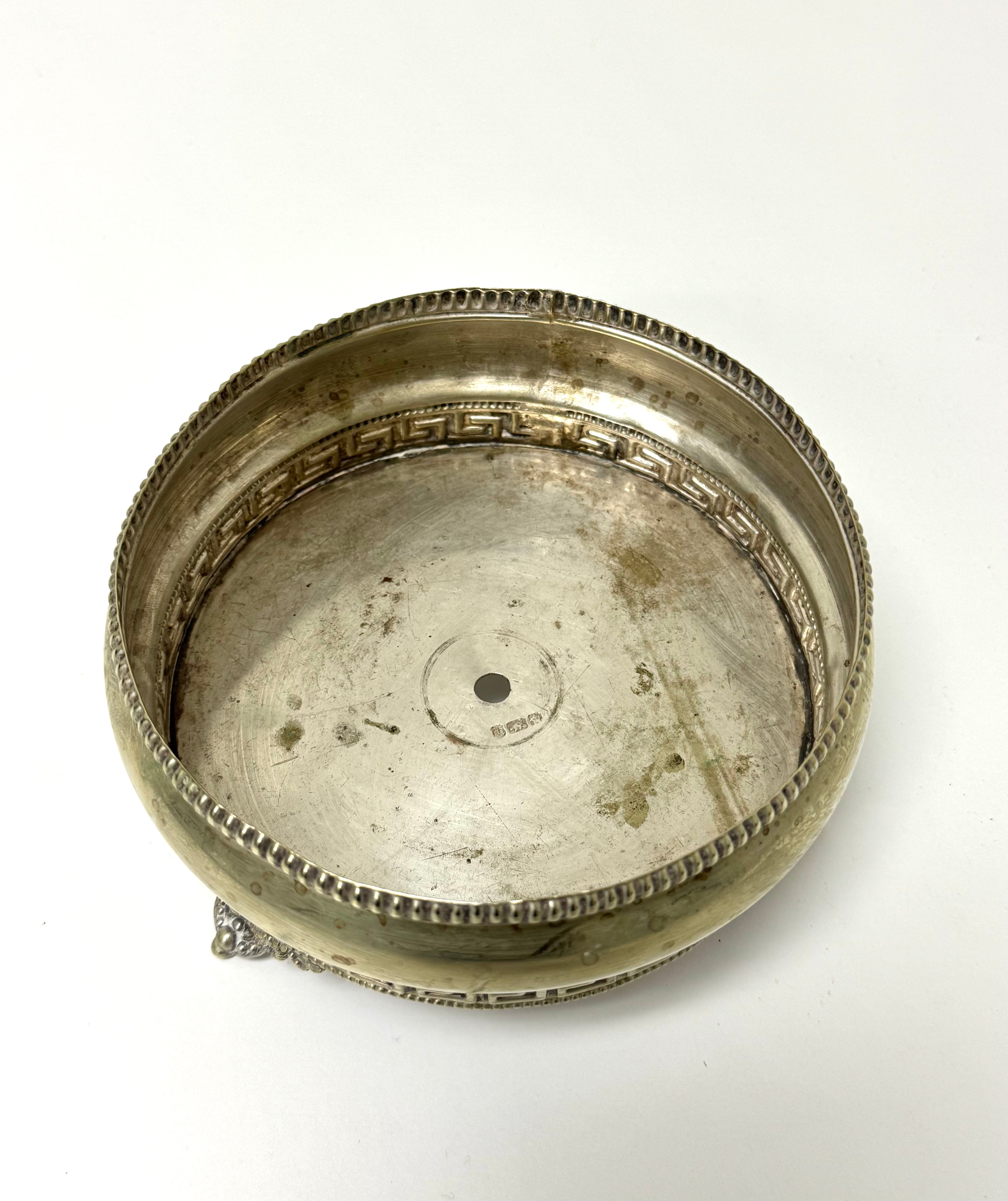 Antique English Silverplate Plant Pot Holder