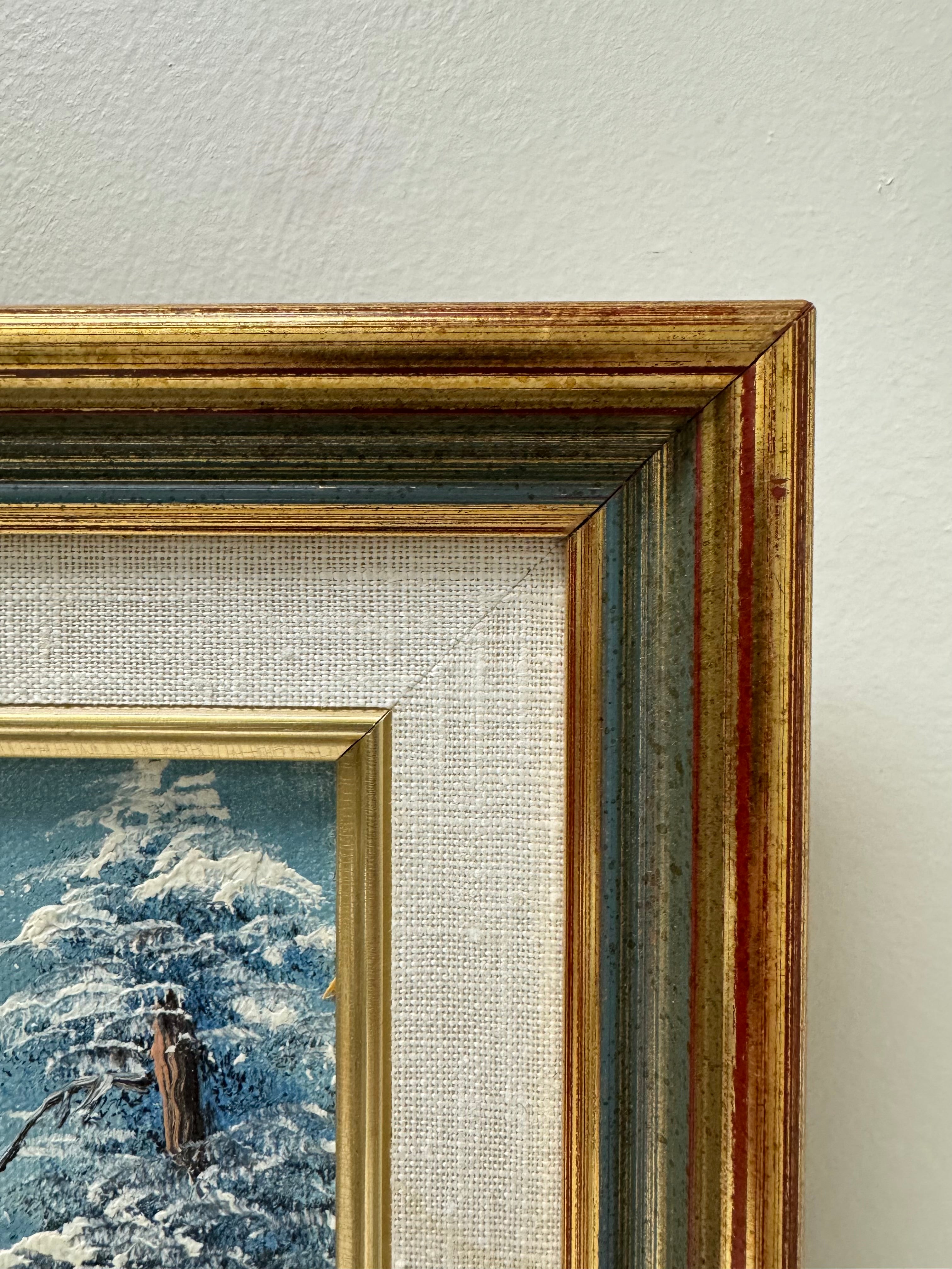 BARRISTER Winter Landscape Painting