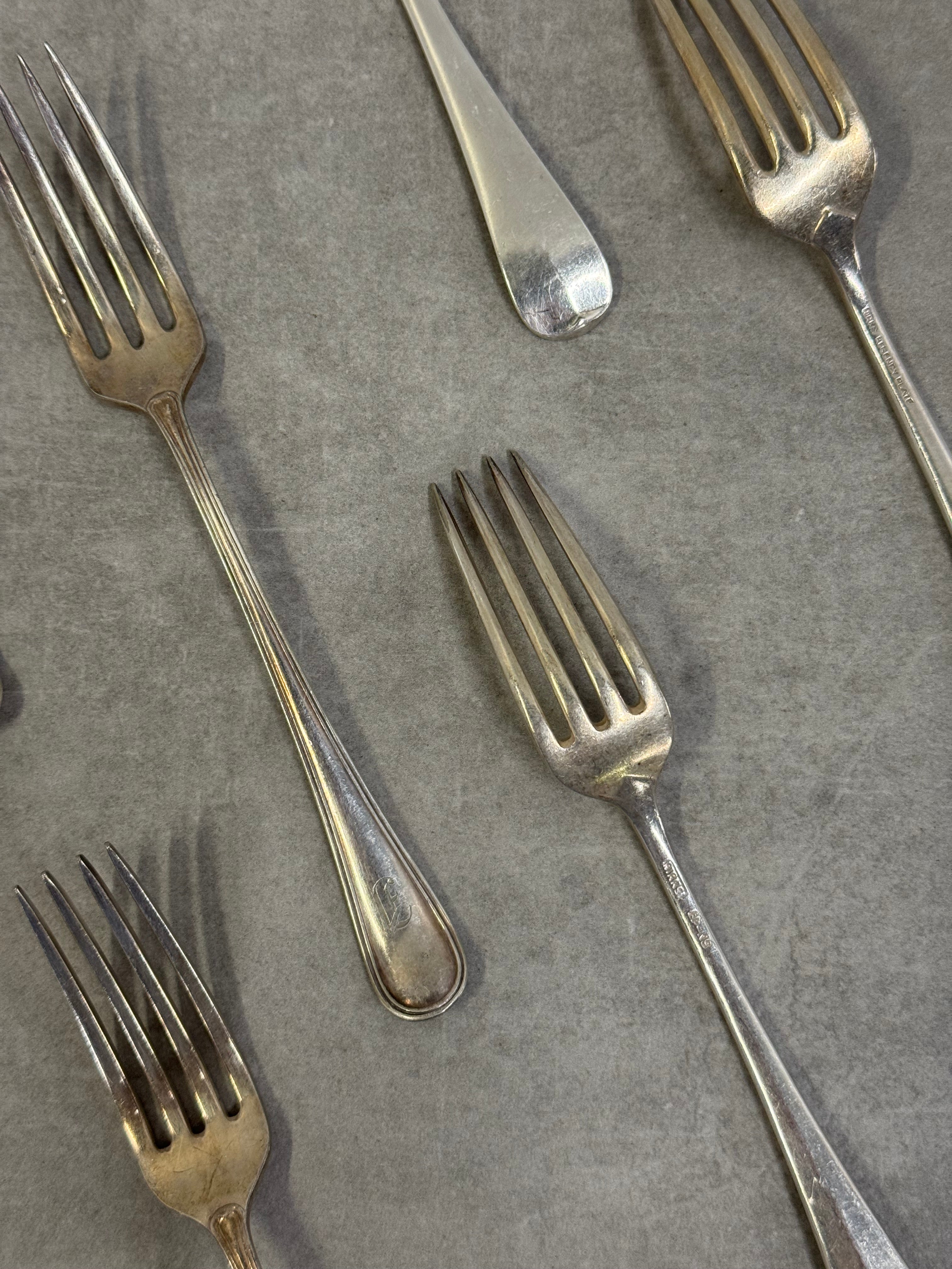 BIRKS Silverplate Flatware Set for 6 Plus Extras