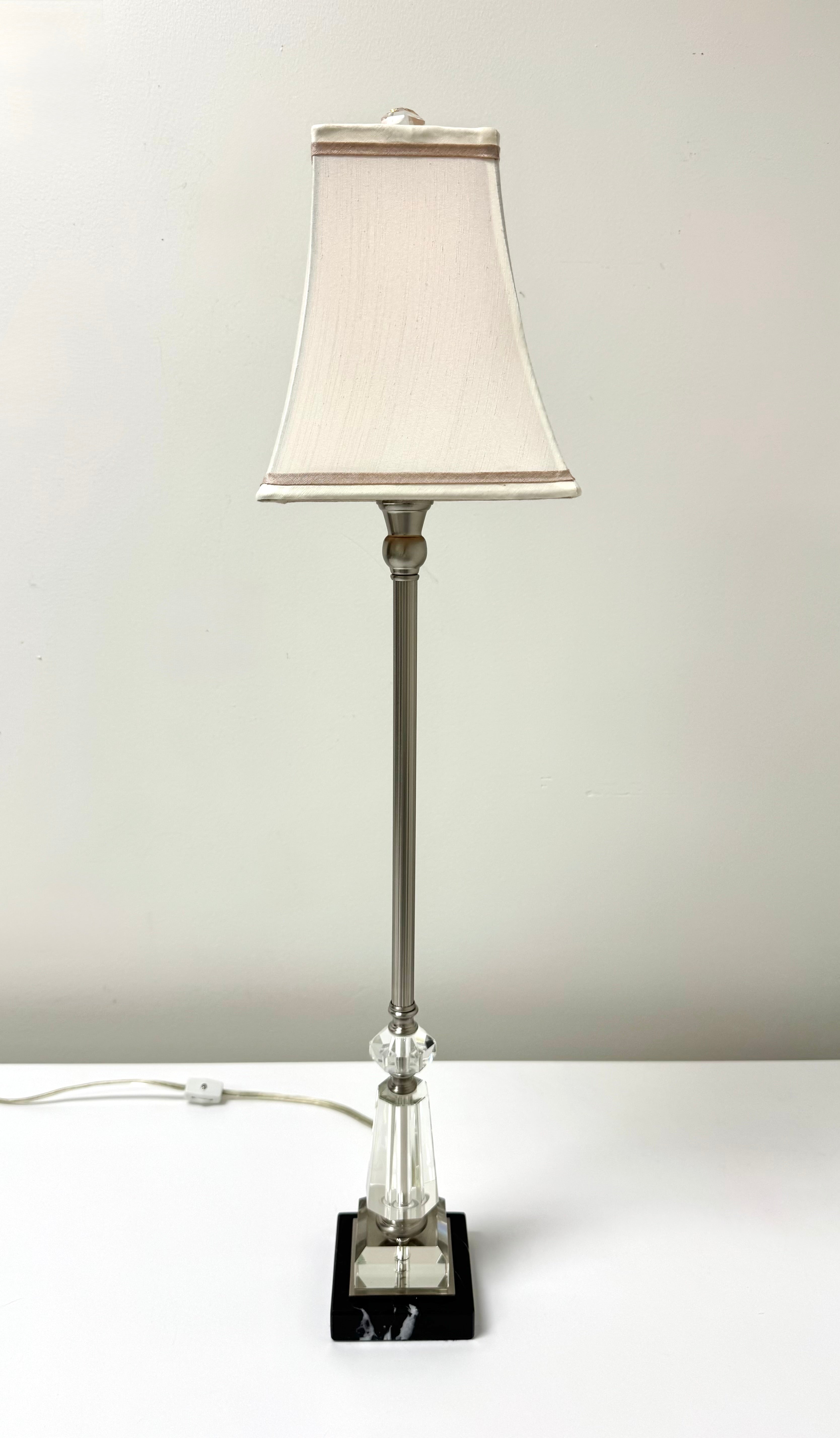 BOMBAY Faceted Crystal Buffet Lamp