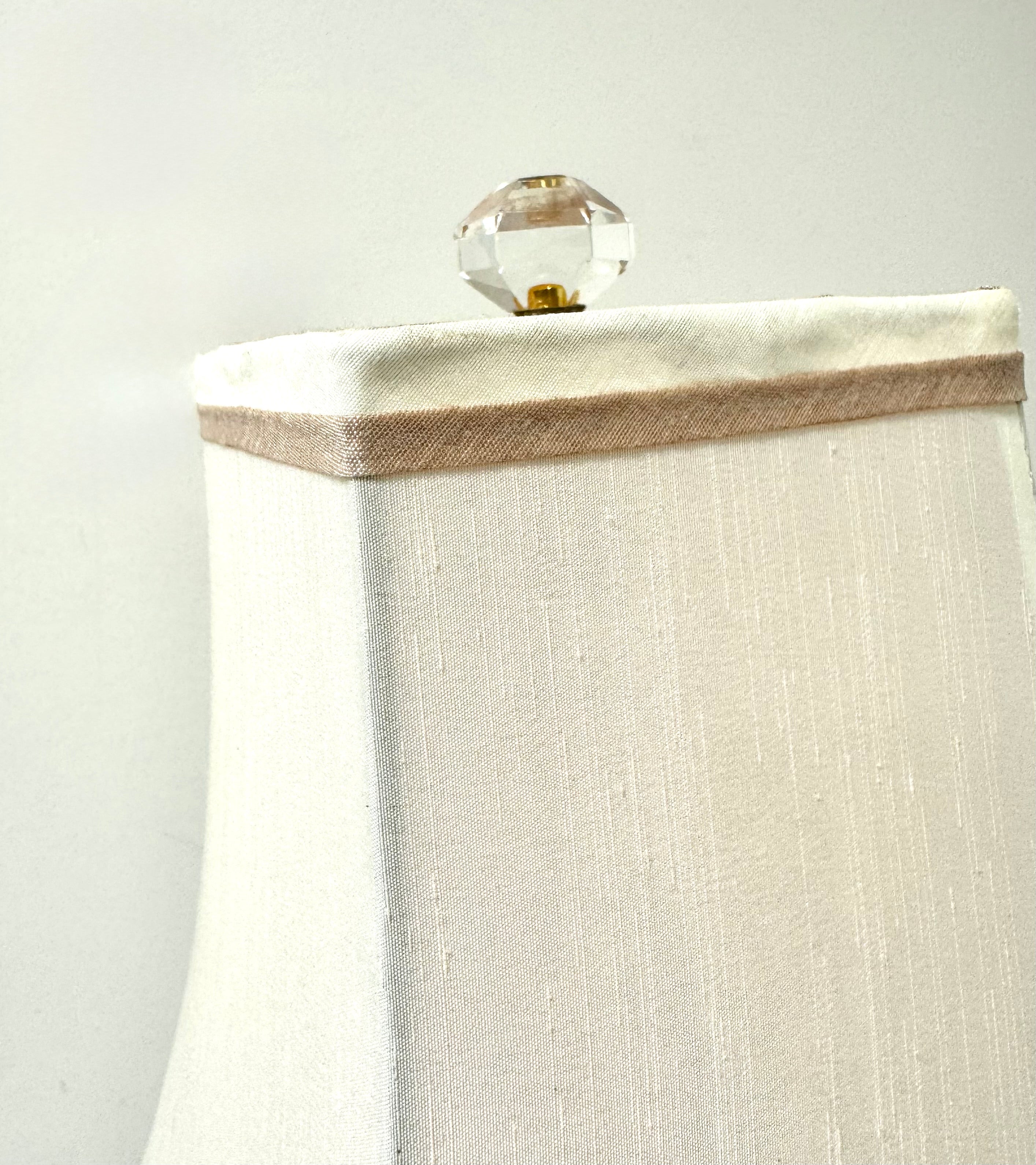 BOMBAY Faceted Crystal Buffet Lamp