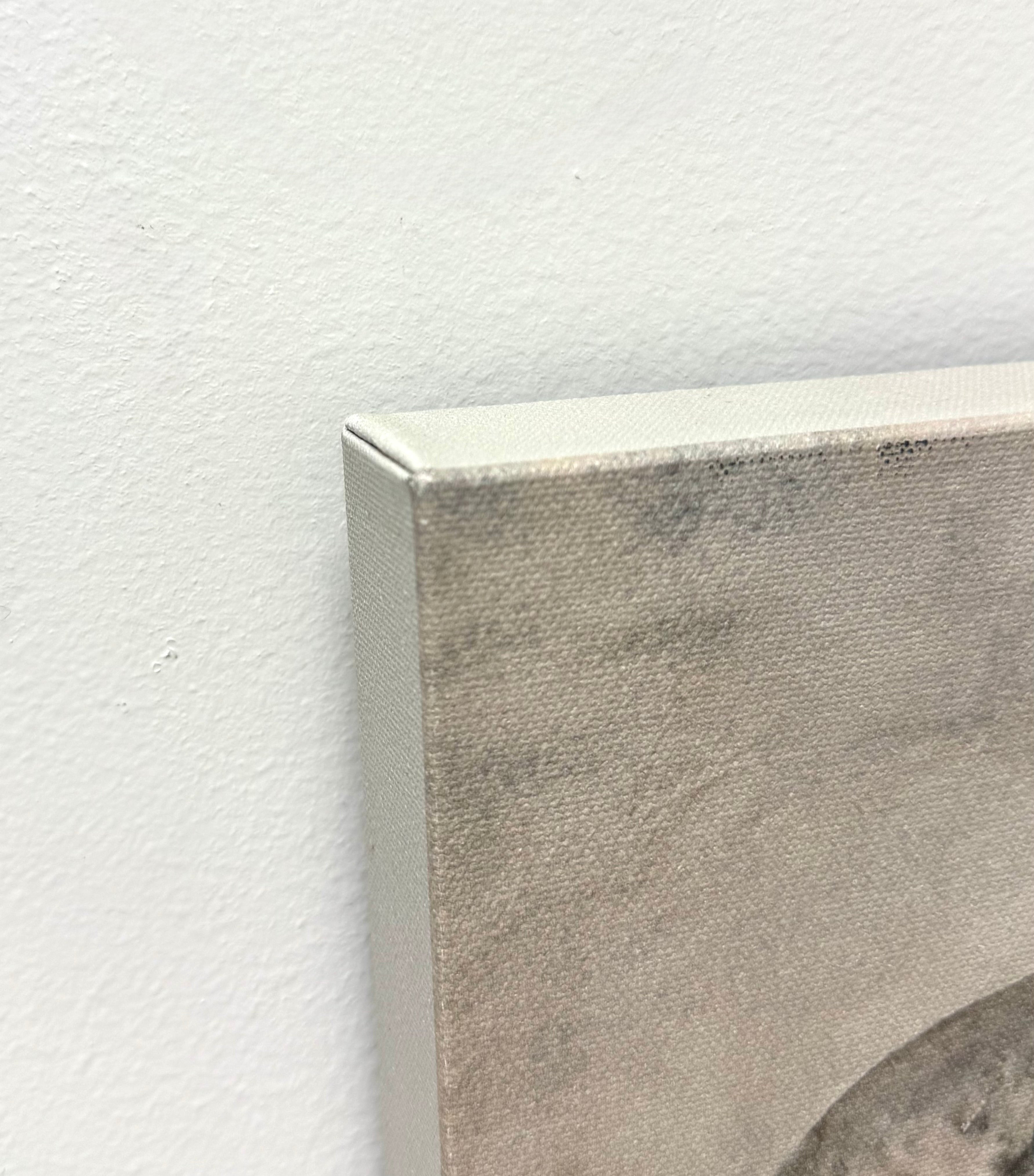 Elephant and Calf Watercolour Canvas Art