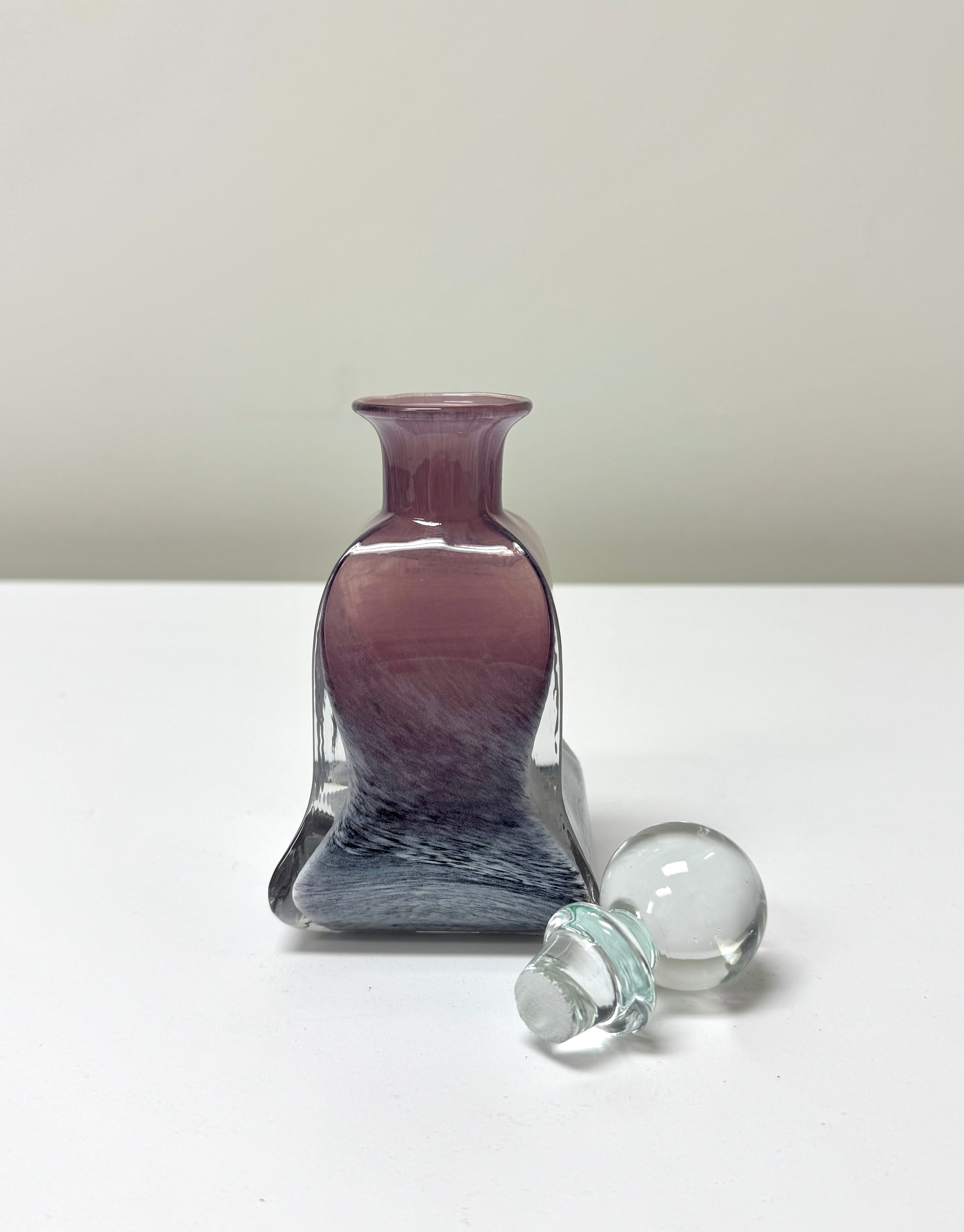 Vintage ALESSANDRO COPPOLA MURANO Art Glass Bottle