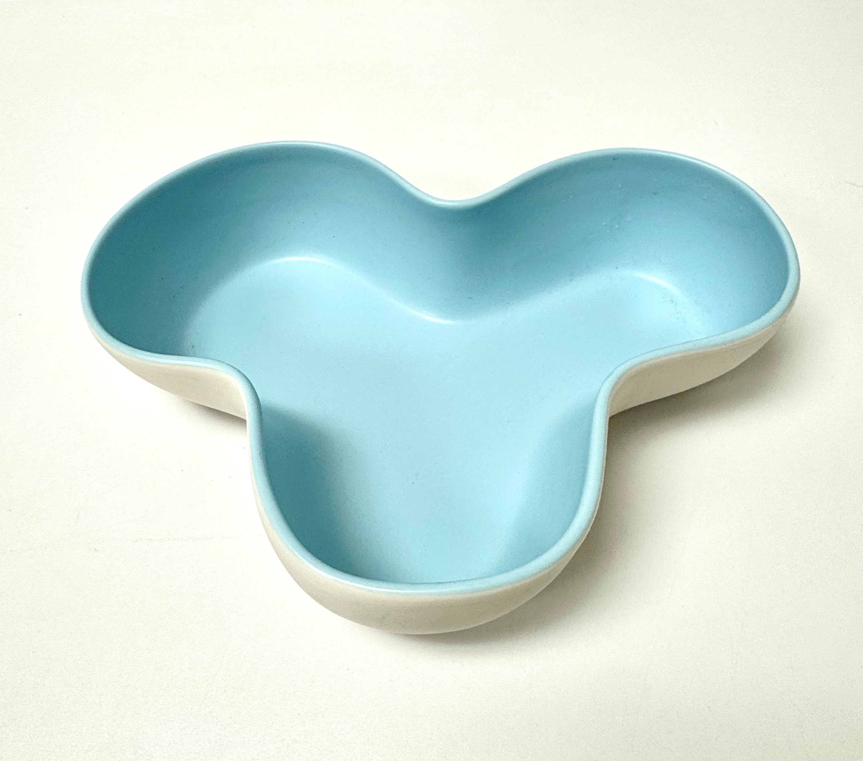 Vintage UMBRA 'Odessa' Blue Ceramic Bowl
