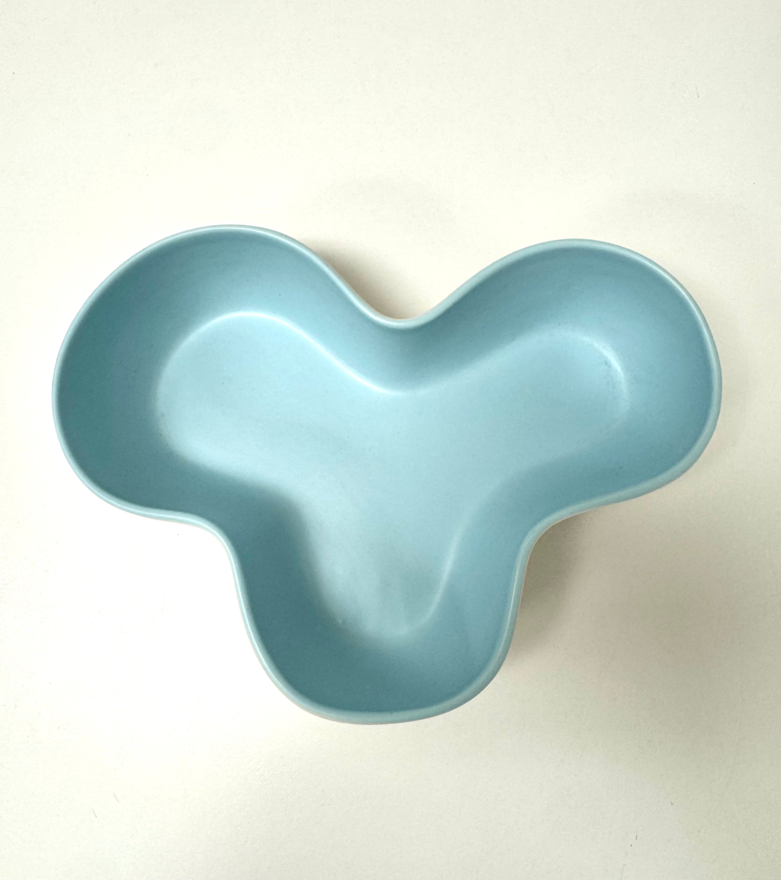 Vintage UMBRA 'Odessa' Blue Ceramic Bowl
