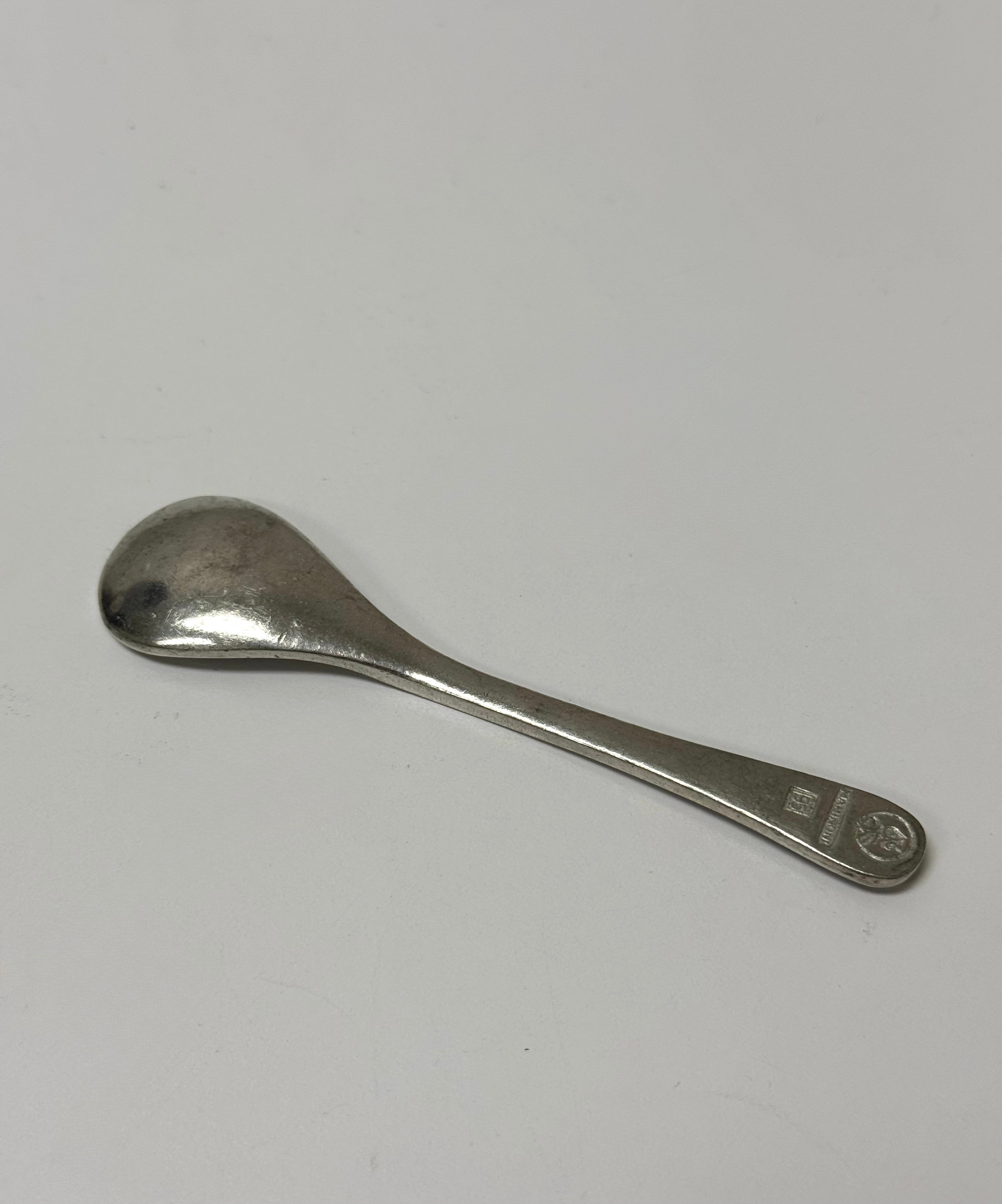 COSI TABELLINI 4-1/4" Pewter Condiment Spoon