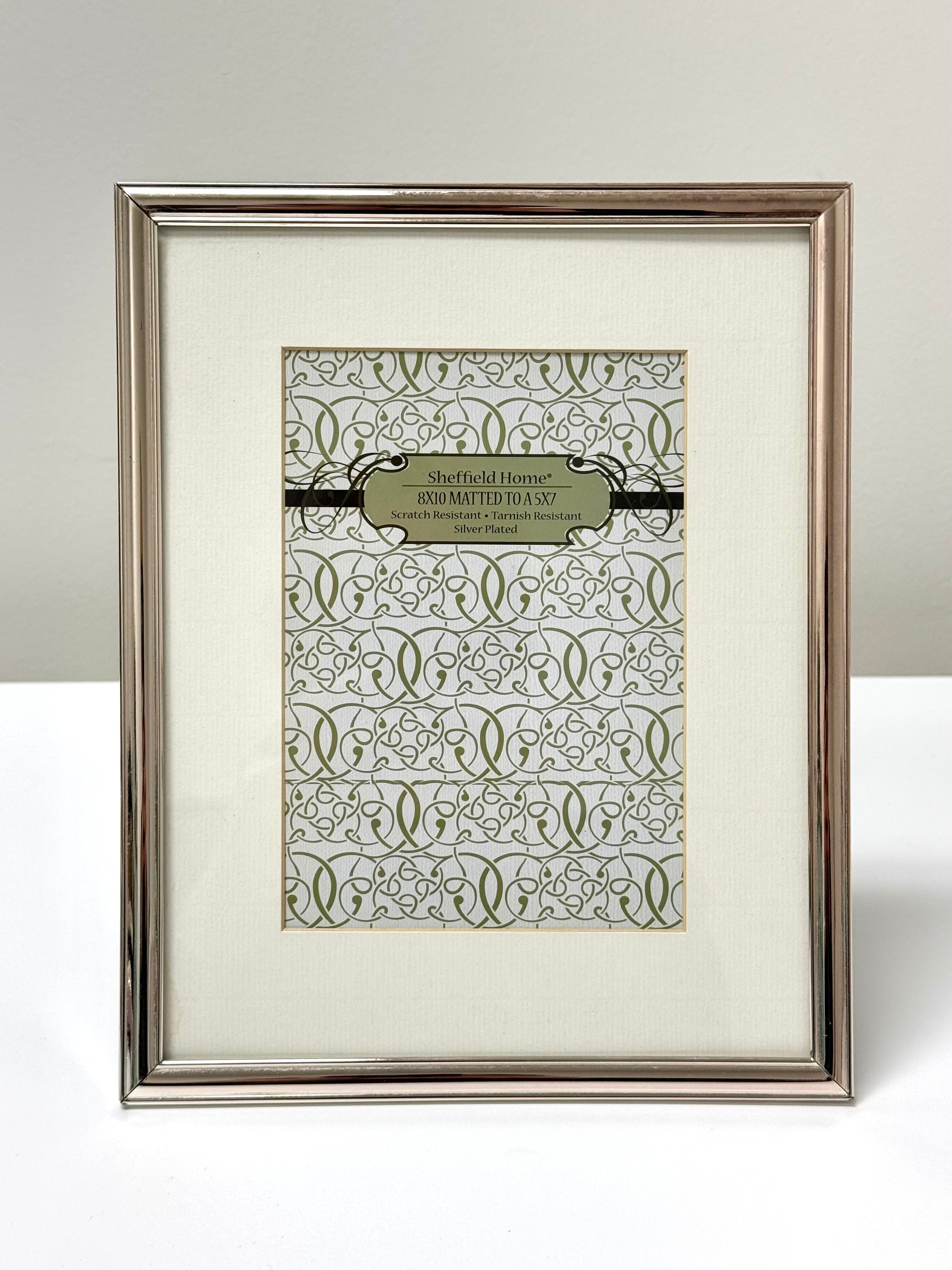 SHEFFIELD HOME Silverplate 8" x 10" Frame