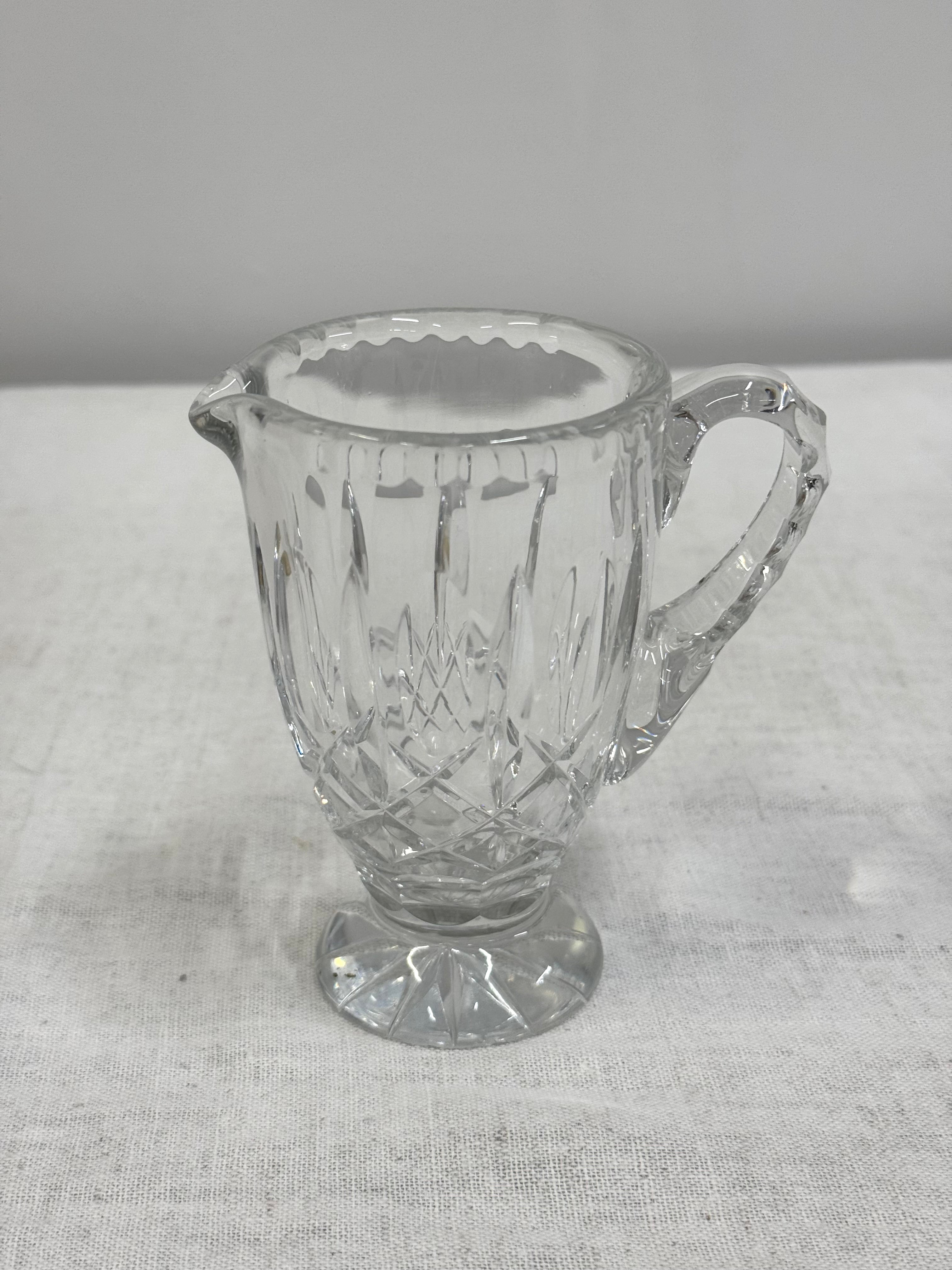Cut Glass Small Footed Pitcher