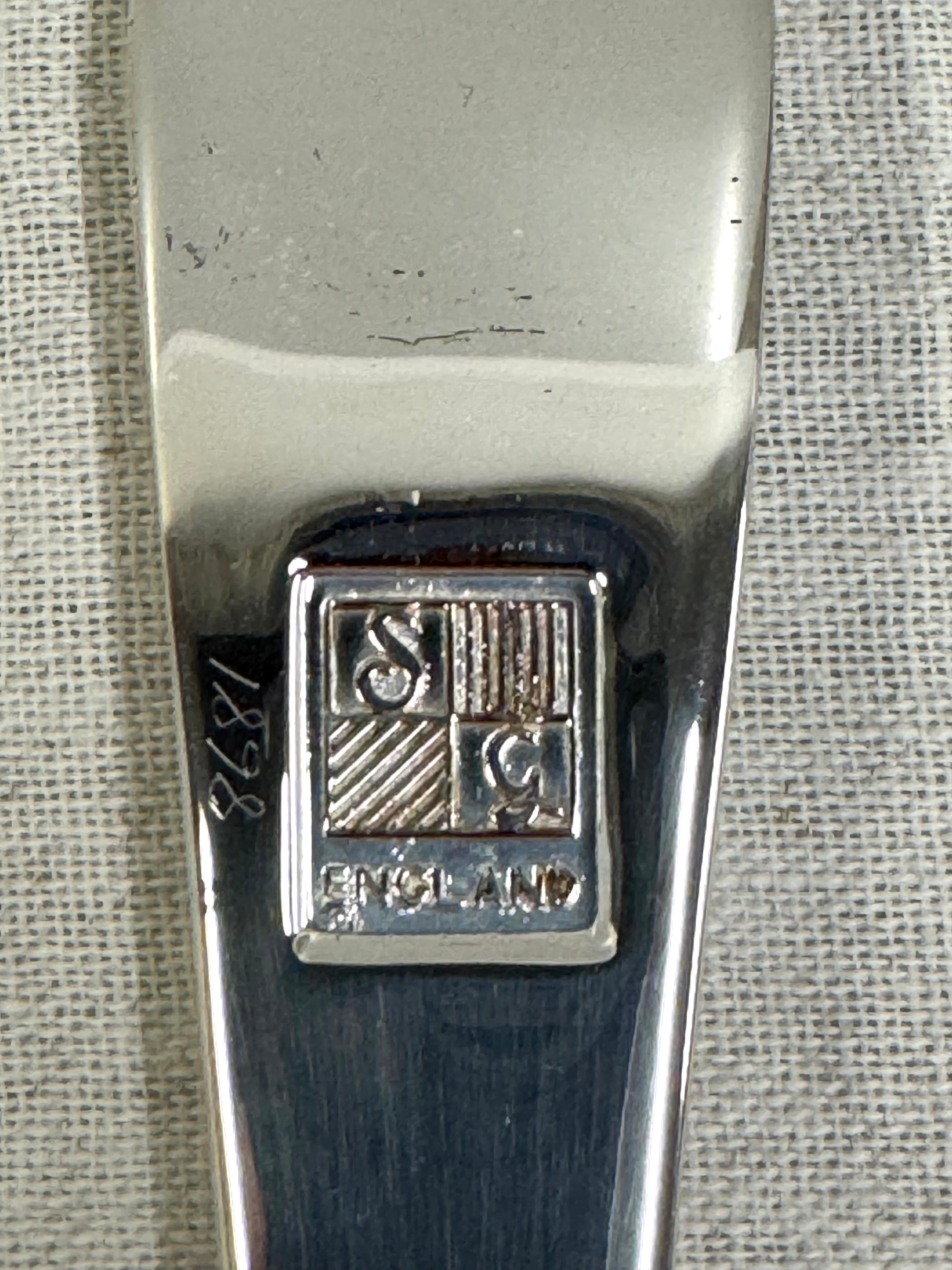 Georgian Silverplate Salad Servers Set of 2