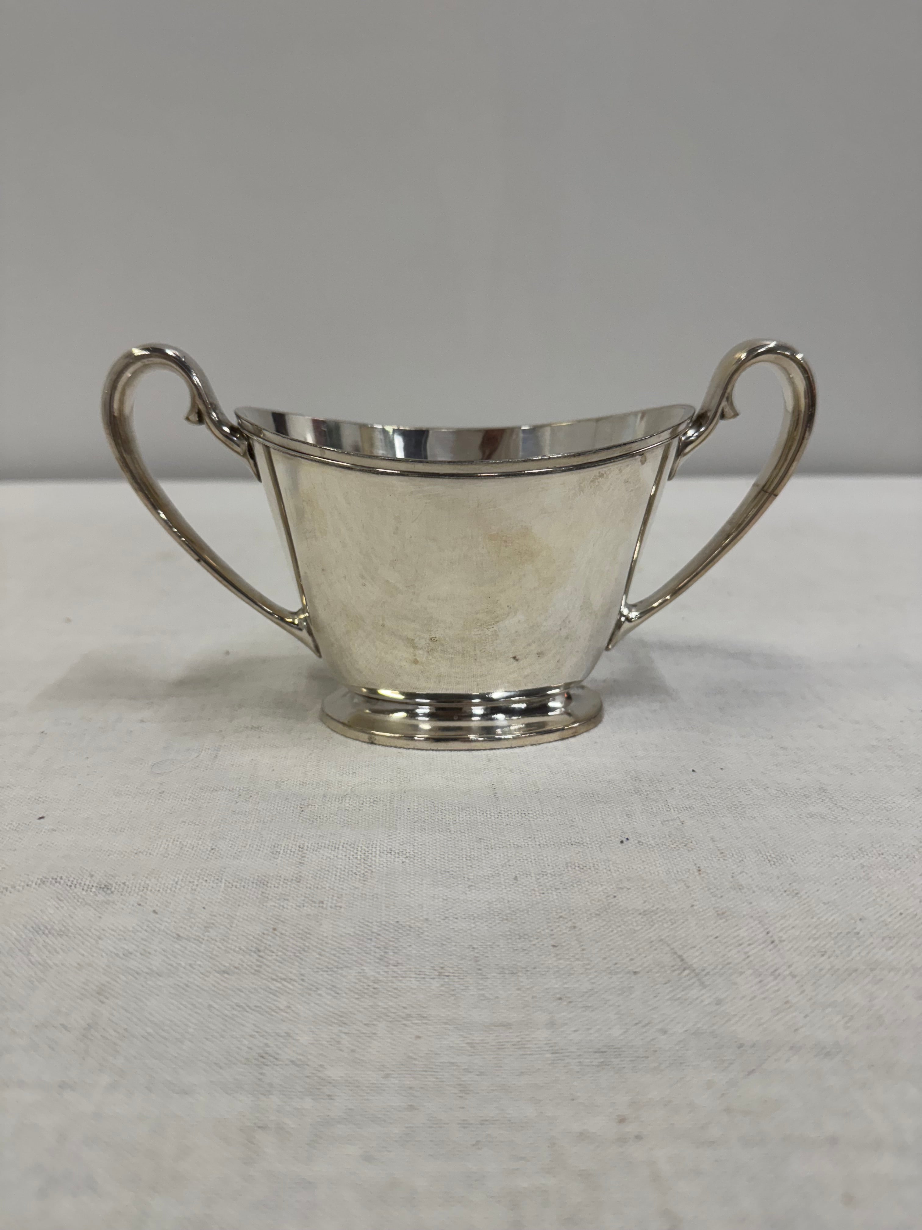 DERBY Silverplate Cream & Sugar Set