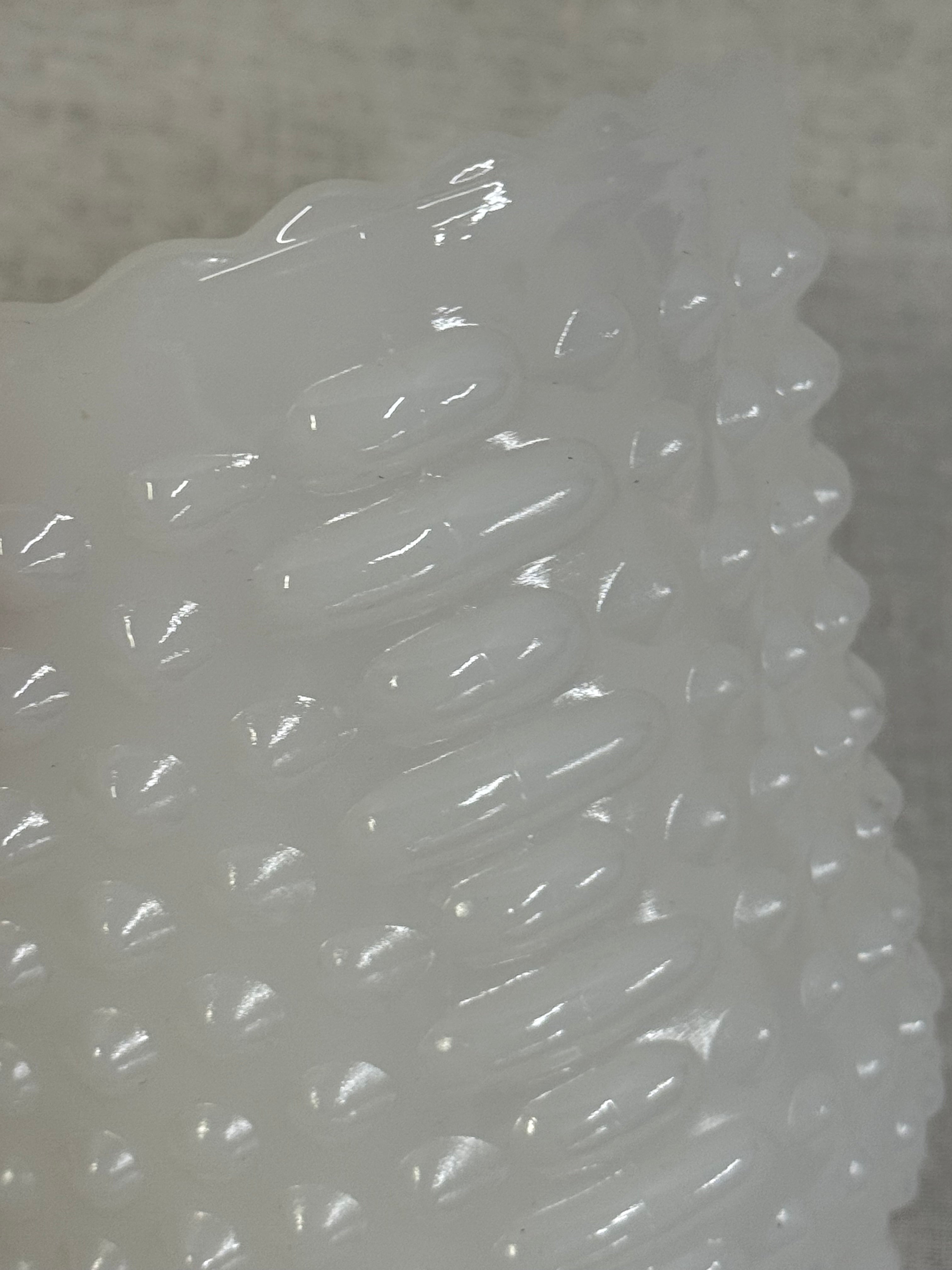 Hobnail Milk Glass Planter Footed Bowl