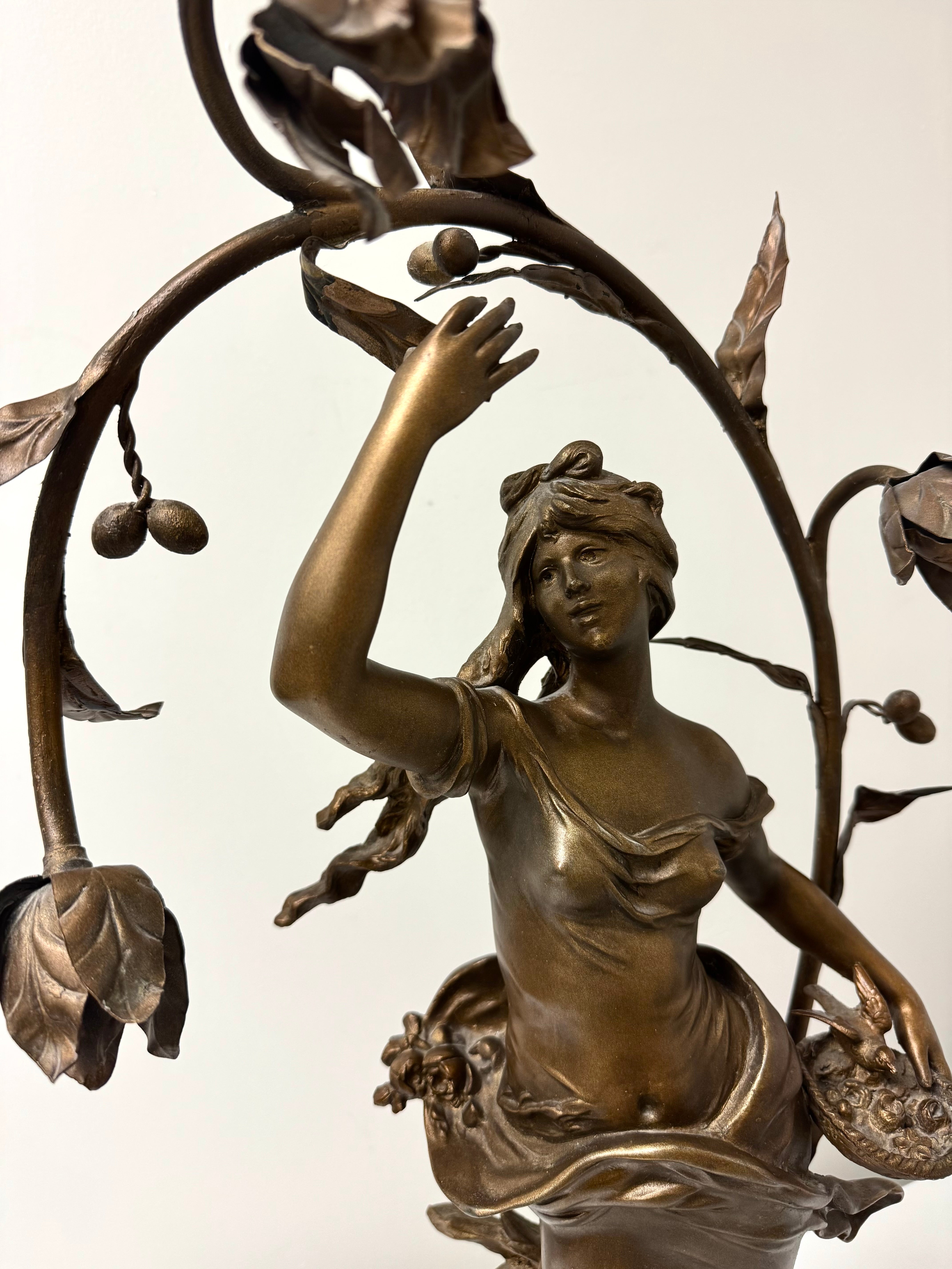 'Fleur de Mai' Bronze Metal Figure