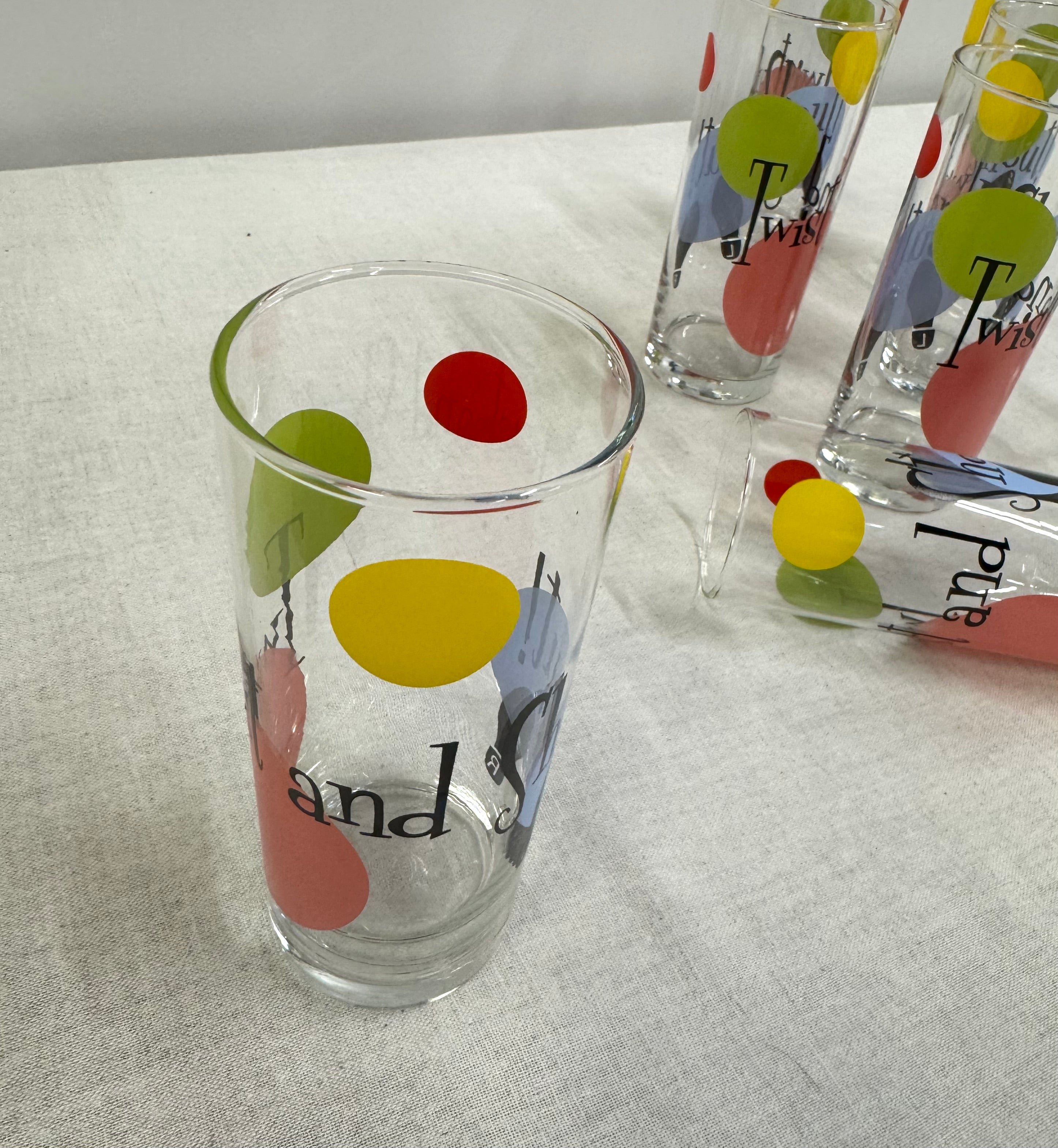 Twist & Shout Glasses Set of 4