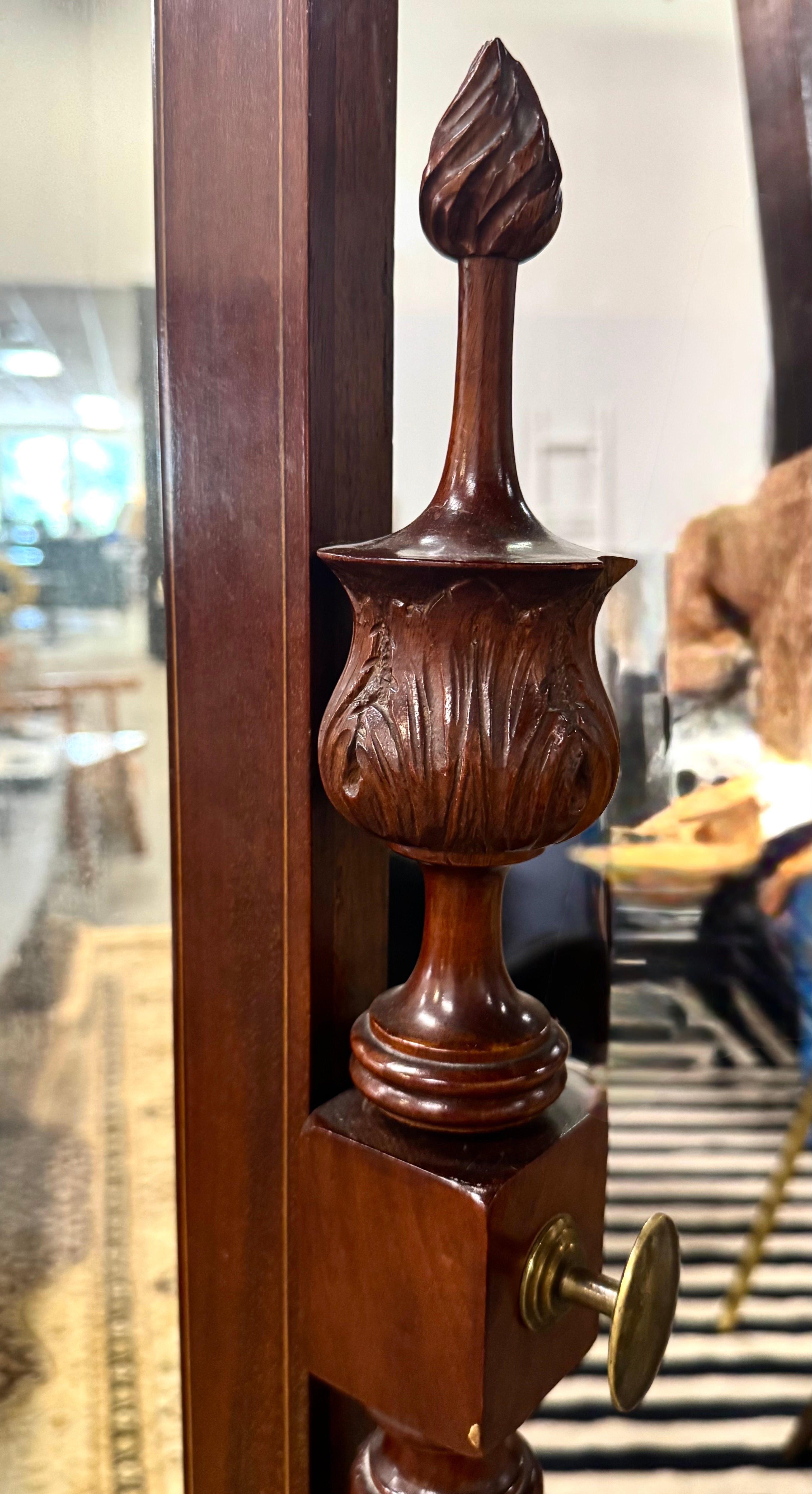 Antique Georgian Cheval Mirror